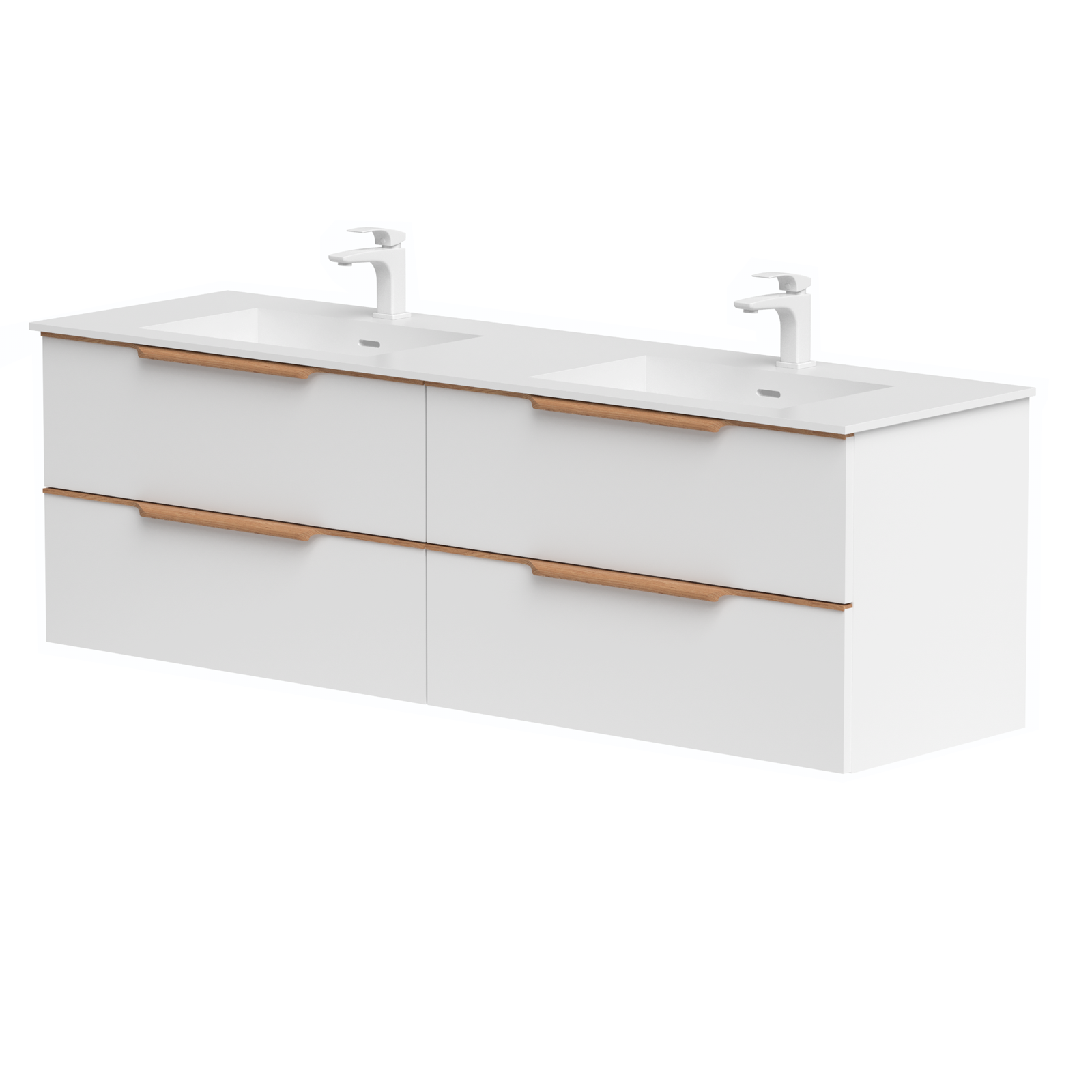 KAMĖ AMBER Waschtischunterschrank mit CORIAN – Variante 6