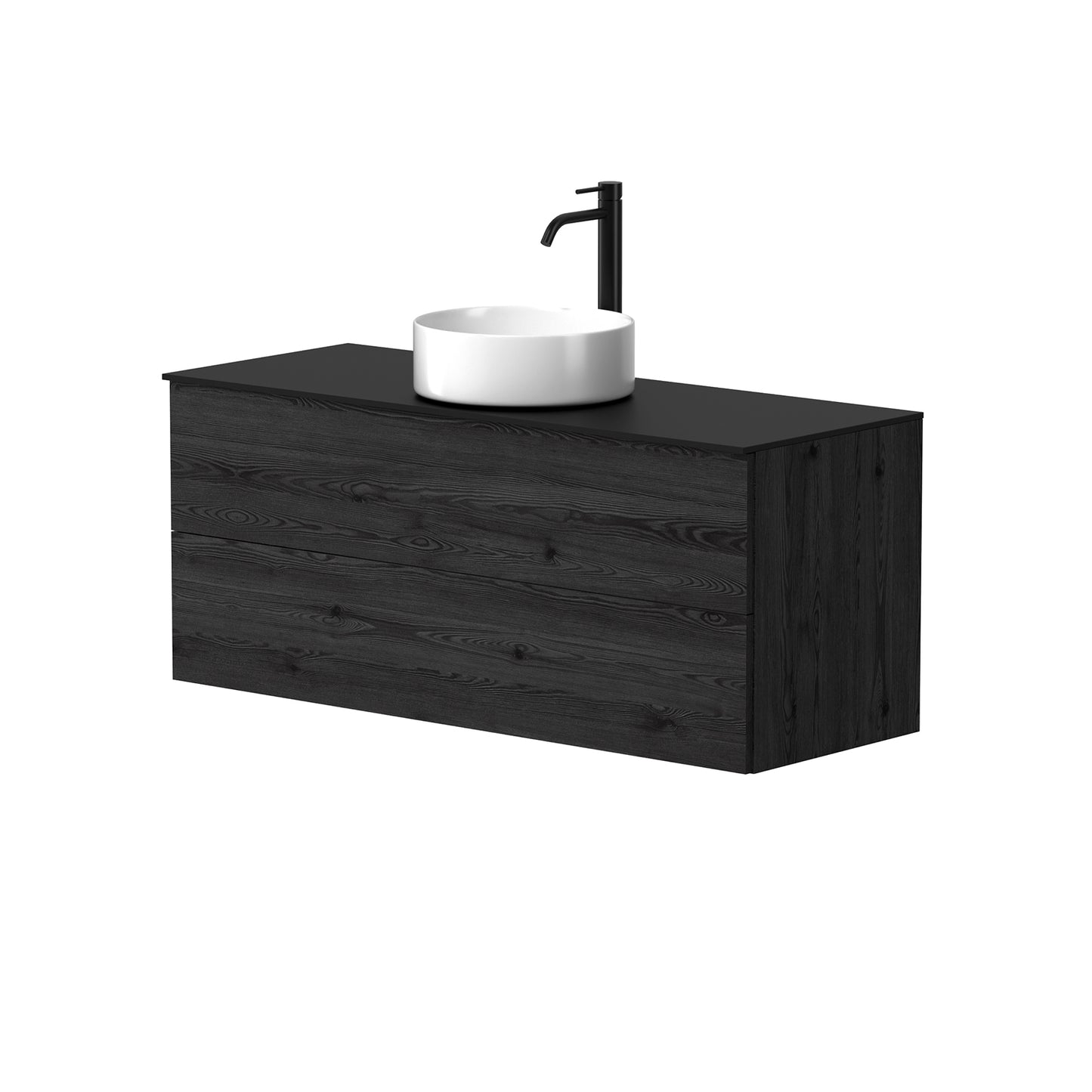 KAMĖ GAMA Waschtischunterschrank für Aufsatzwaschbecken mit TONDO – Push-to-open – Variante 1