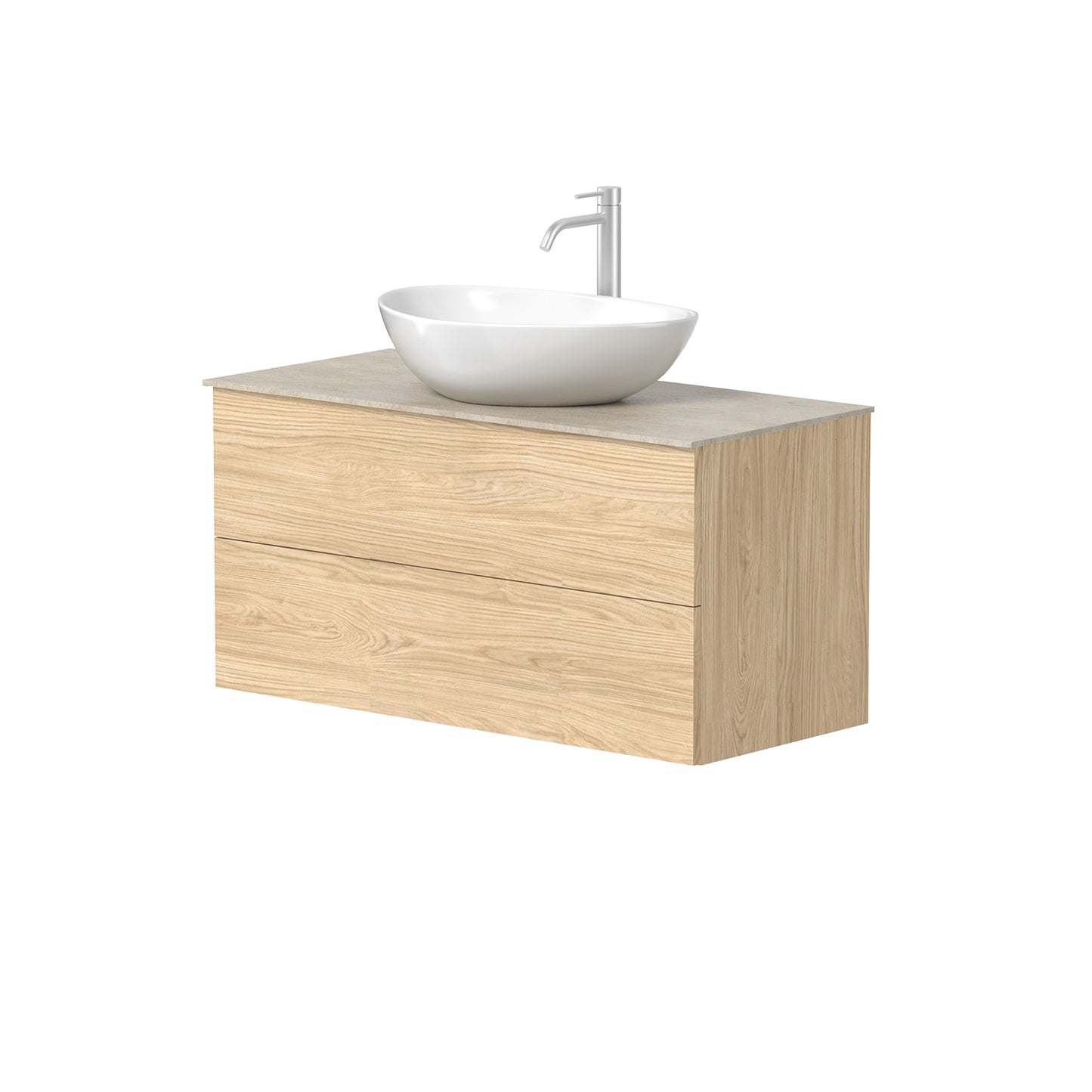 KAMĖ GAMA Waschtischunterschrank für Aufsatzwaschbecken mit TERCA – Push-to-open – Variante 6