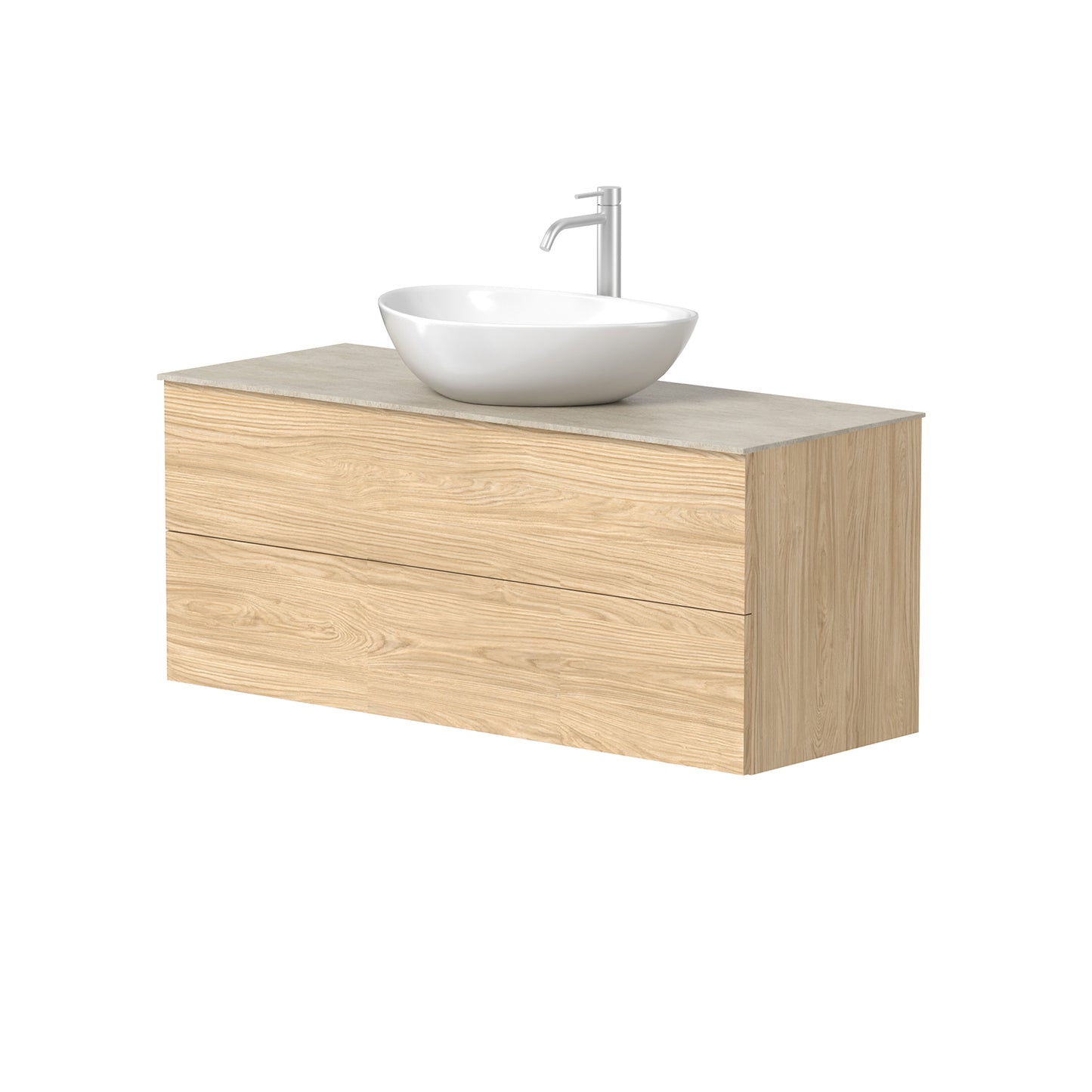 KAMĖ GAMA Waschtischunterschrank für Aufsatzwaschbecken mit TERCA – Push-to-open – Variante 8