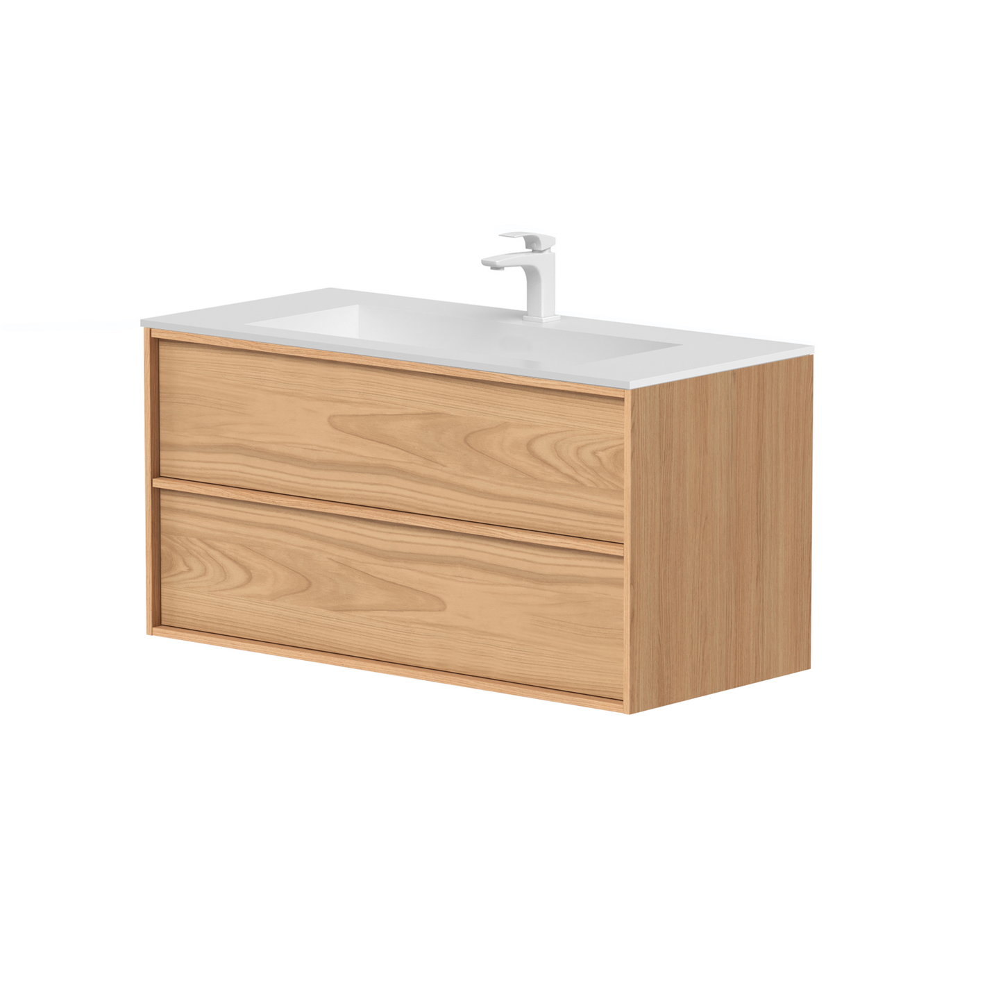 KAMĖ HOME Waschtischunterschrank mit CORIAN – Variante 4