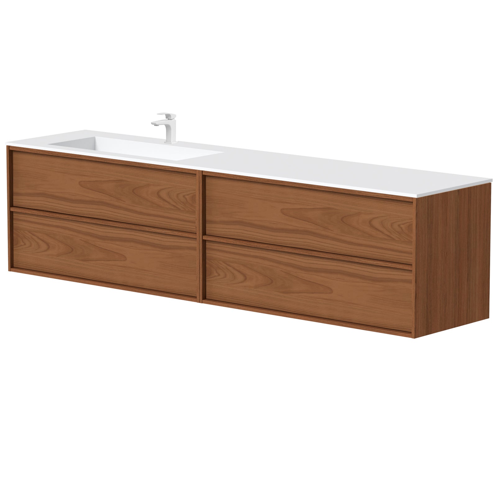 KAMĖ HOME Waschtischunterschrank mit CORIAN – Variante 1