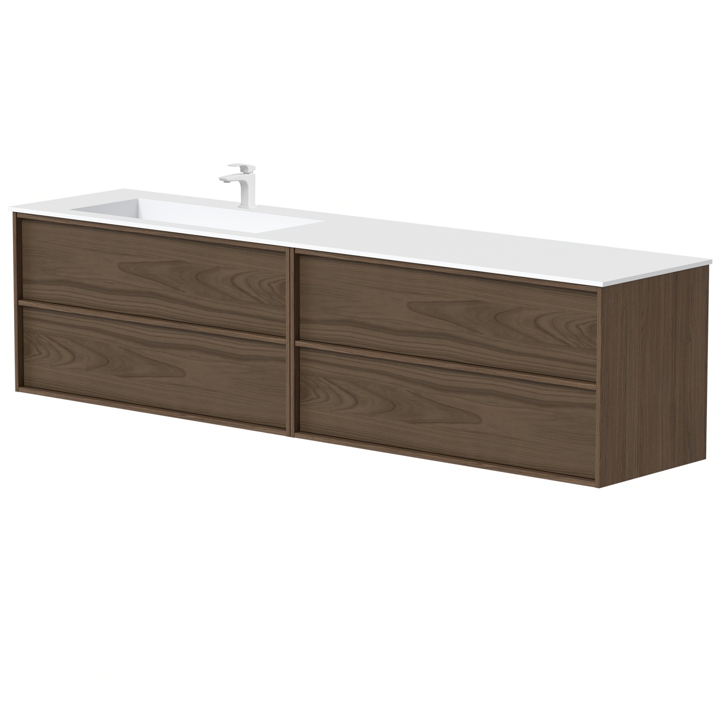 KAMĖ HOME Waschtischunterschrank mit CORIAN – Variante 3