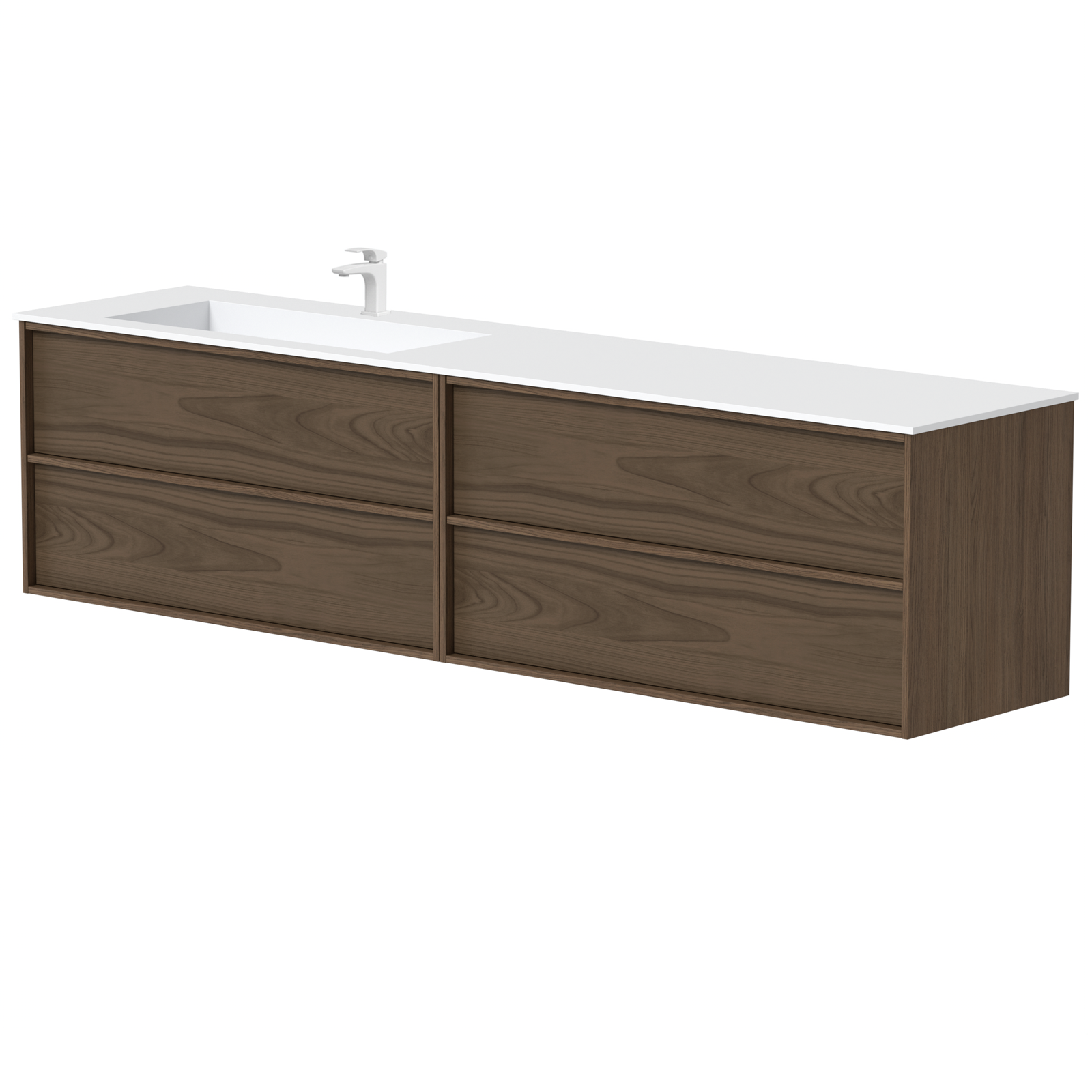 KAMĖ HOME Waschtischunterschrank mit CORIAN – Variante 3