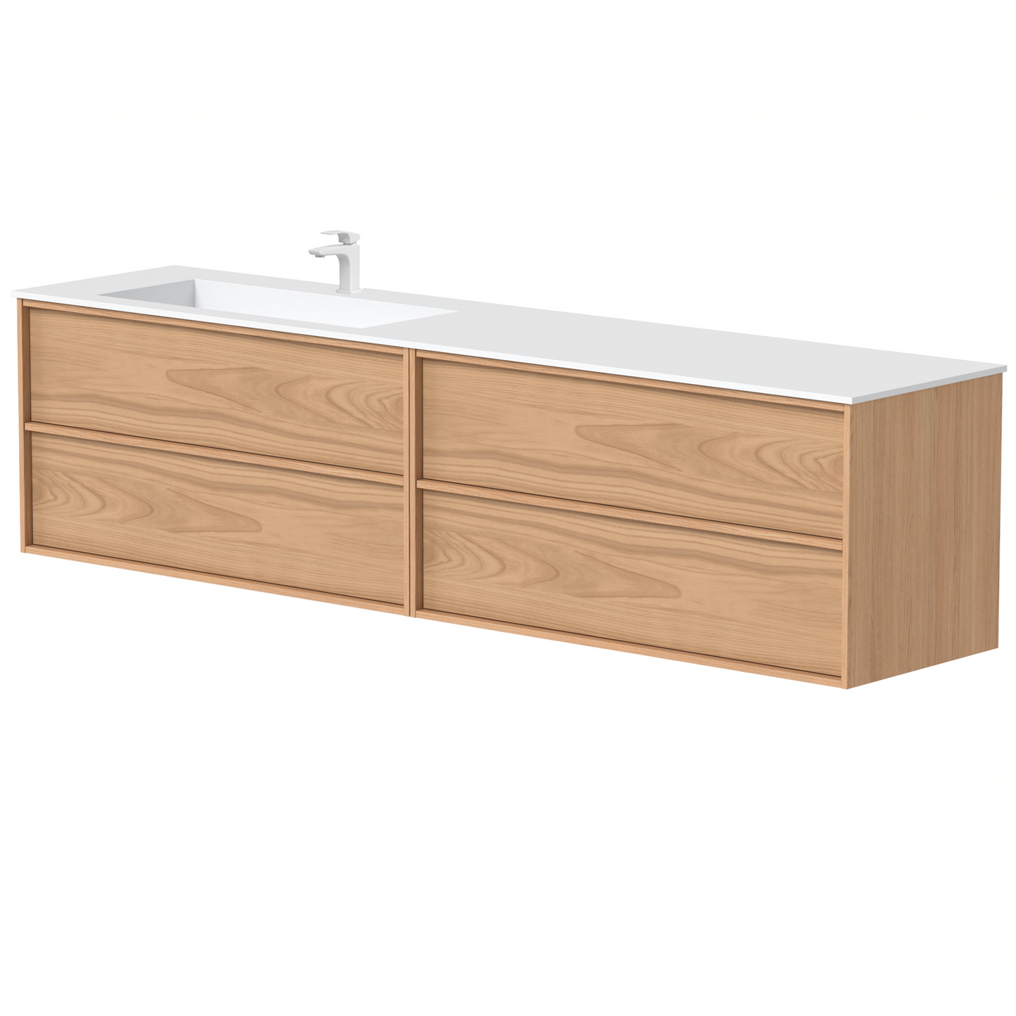 KAMĖ HOME Waschtischunterschrank mit CORIAN – Variante 4