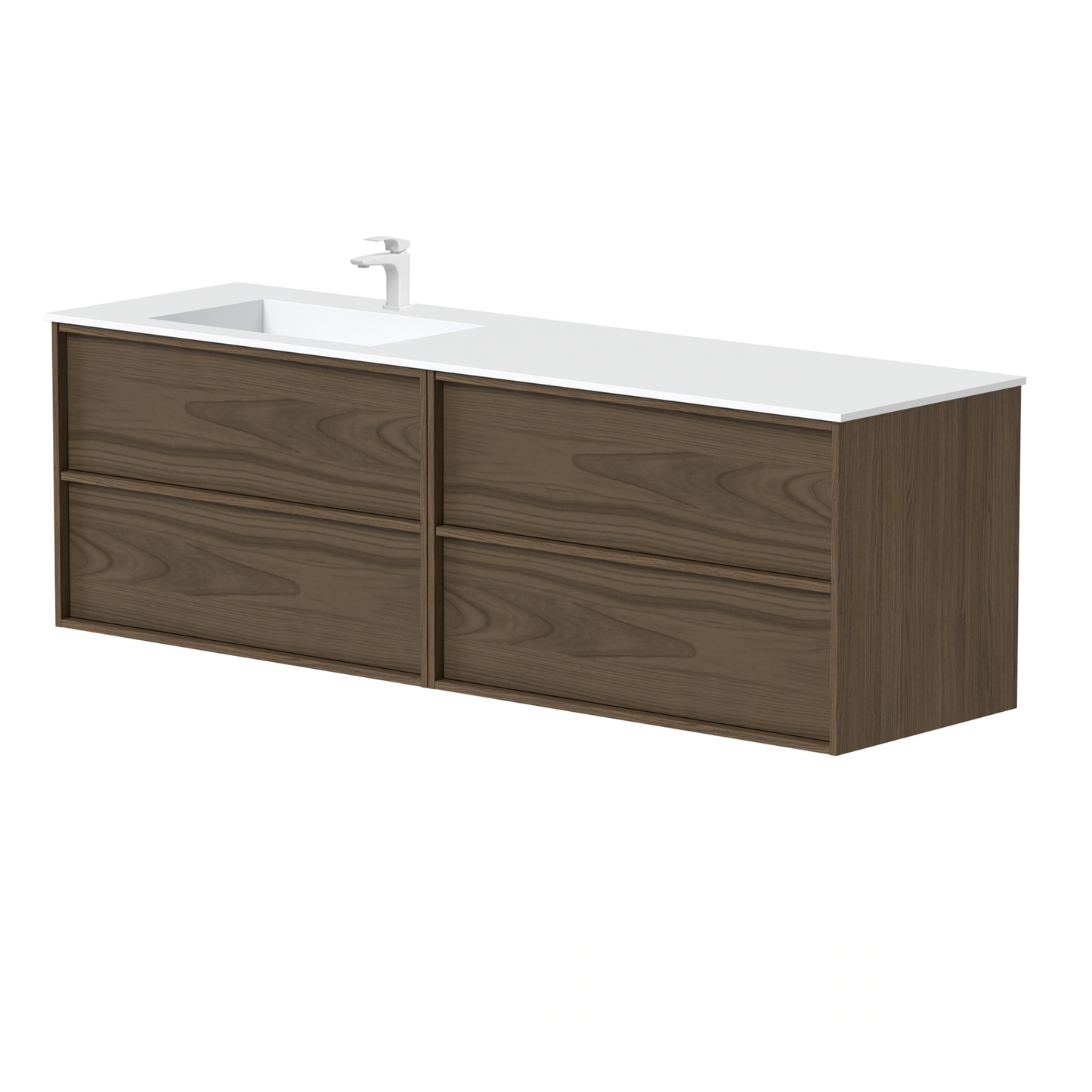 KAMĖ HOME Waschtischunterschrank mit CORIAN – Variante 5