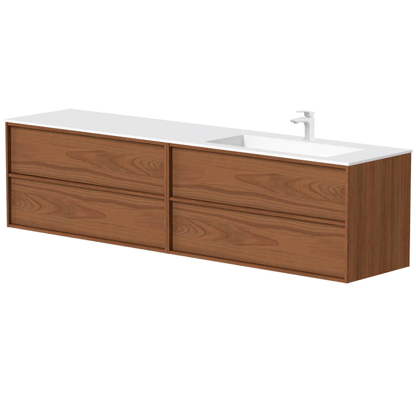 KAMĖ HOME Waschtischunterschrank mit CORIAN – Variante 1