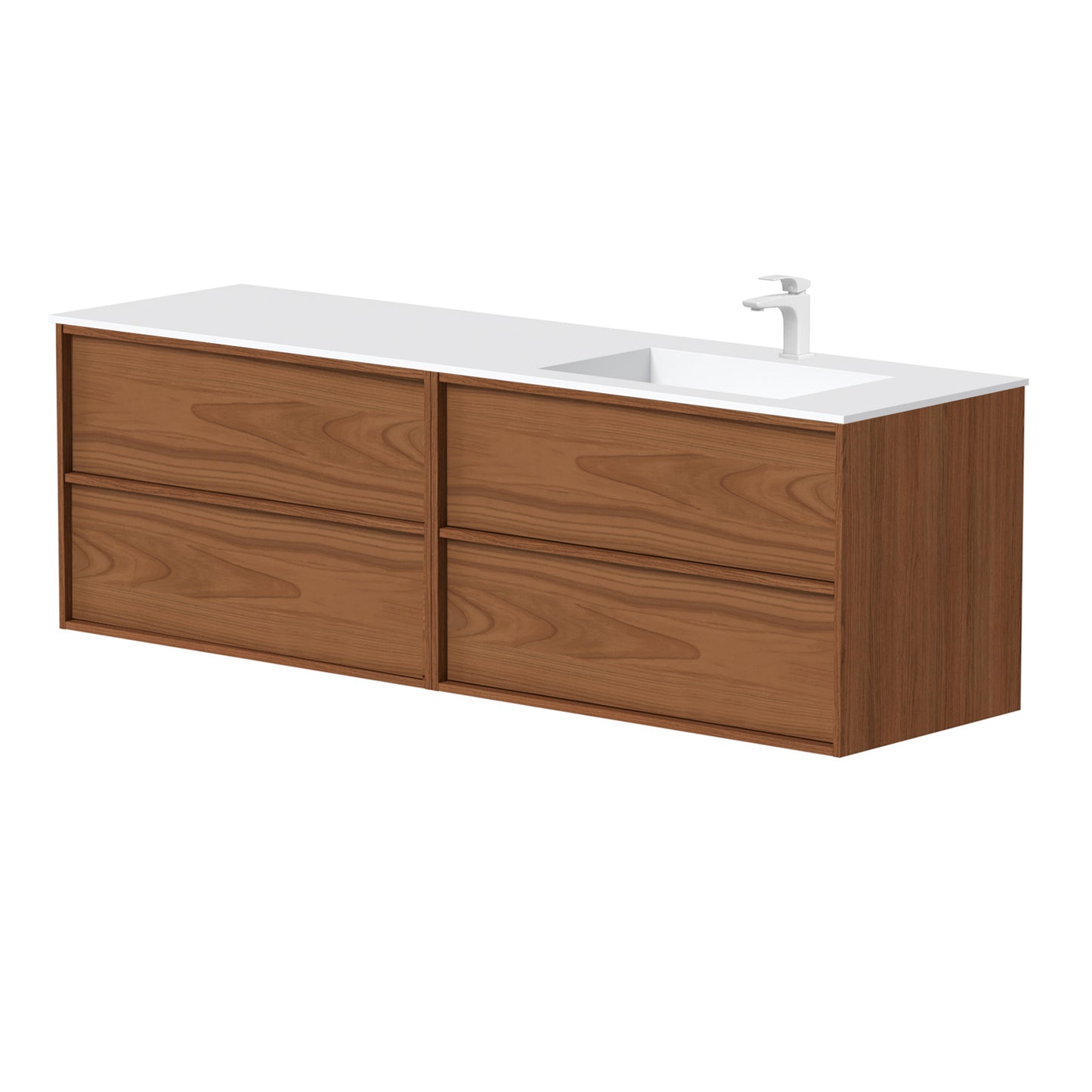 KAMĖ HOME Waschtischunterschrank mit CORIAN – Variante 2