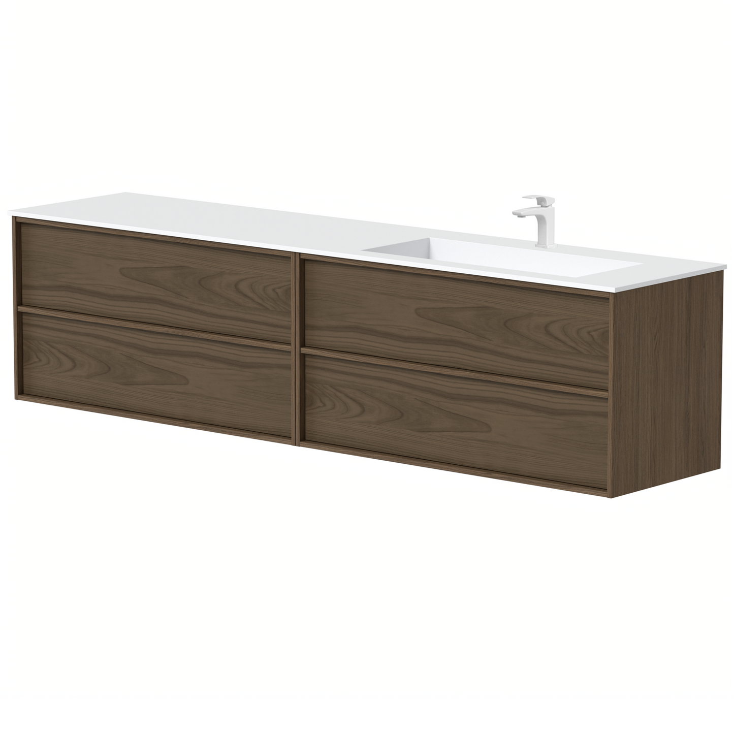 KAMĖ HOME Waschtischunterschrank mit CORIAN – Variante 3