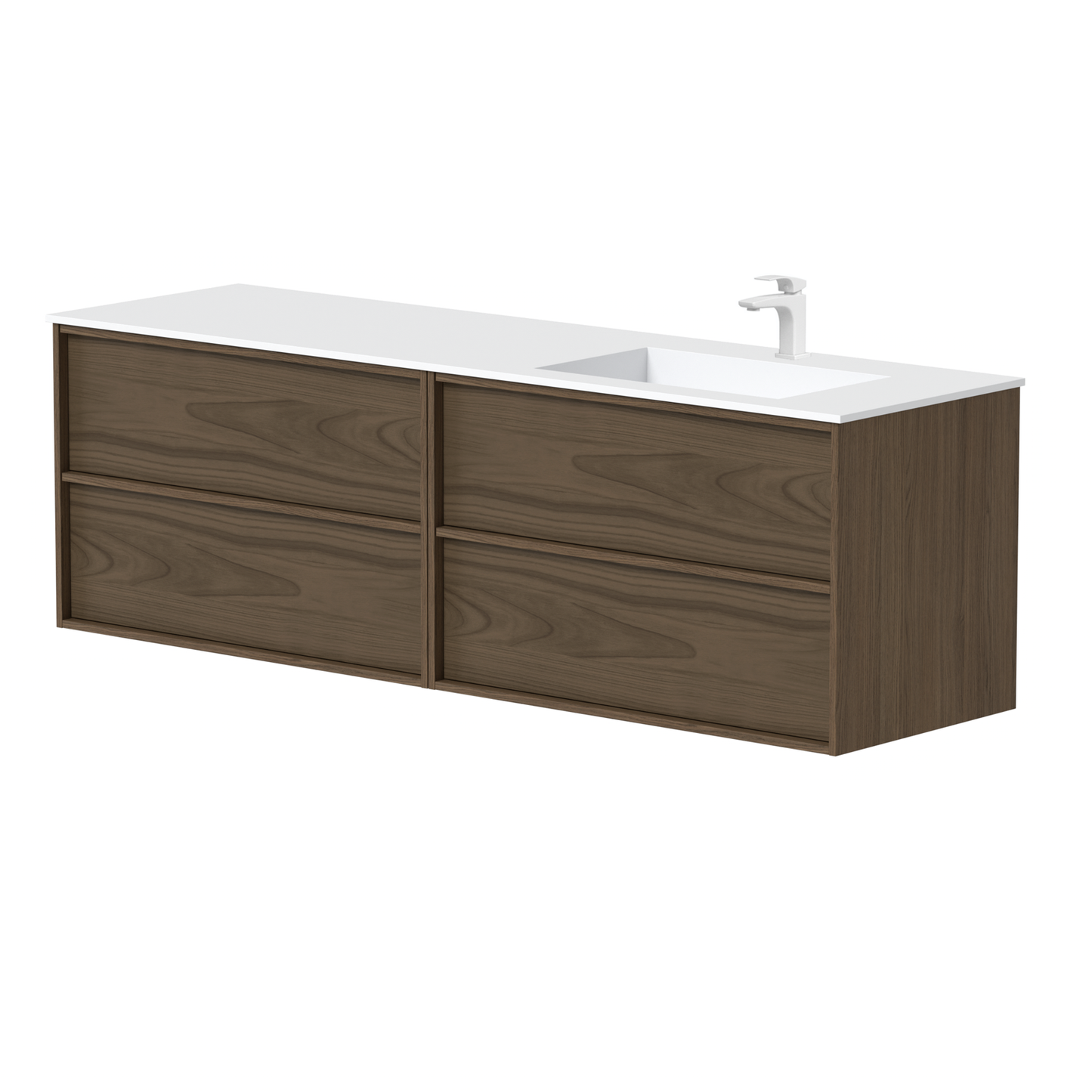 KAMĖ HOME Waschtischunterschrank mit CORIAN – Variante 5