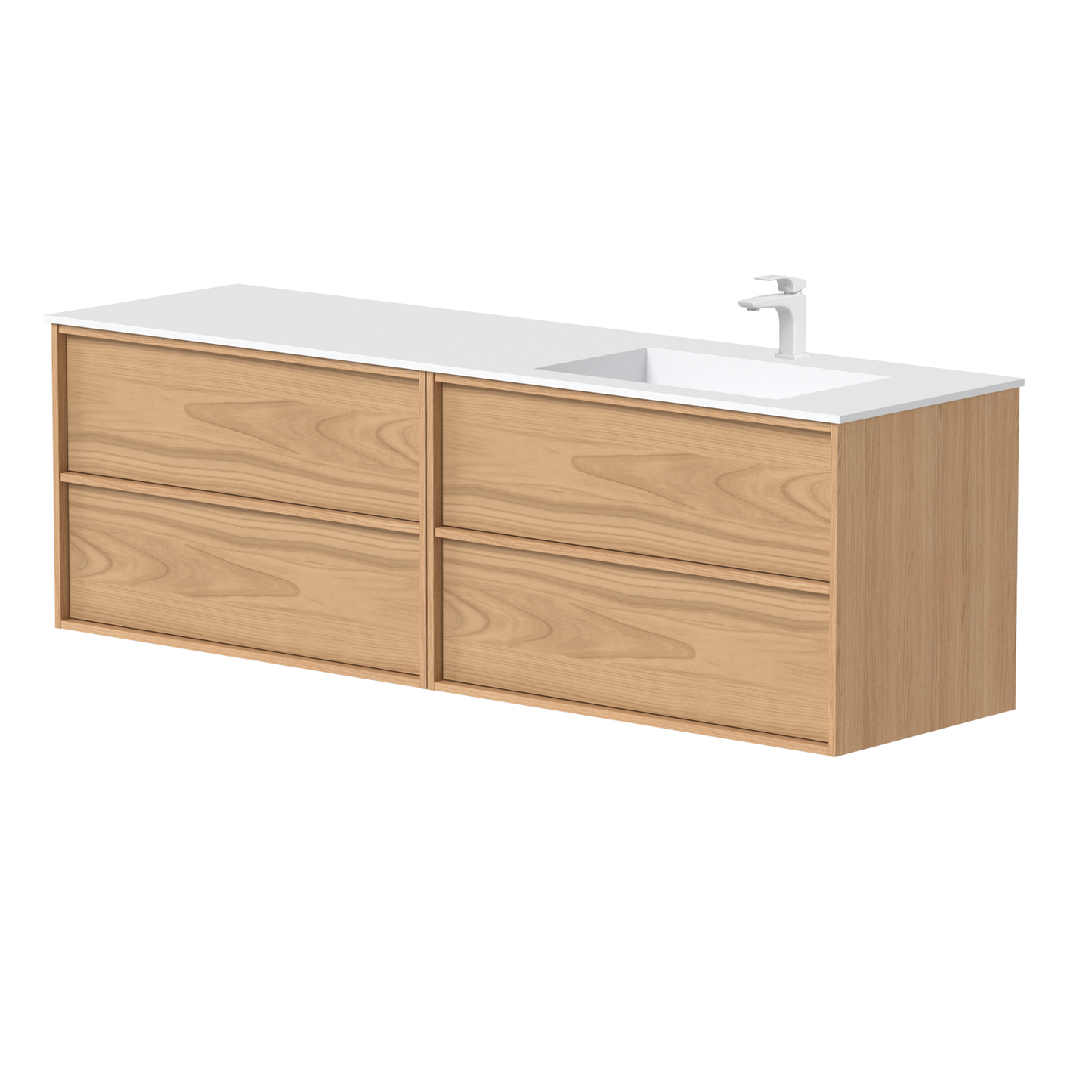 KAMĖ HOME Waschtischunterschrank mit CORIAN – Variante 6