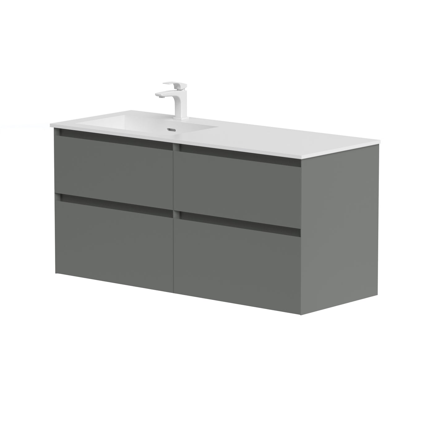KAMĖ LOFT Waschtischunterschrank mit CORIAN – Variante 2