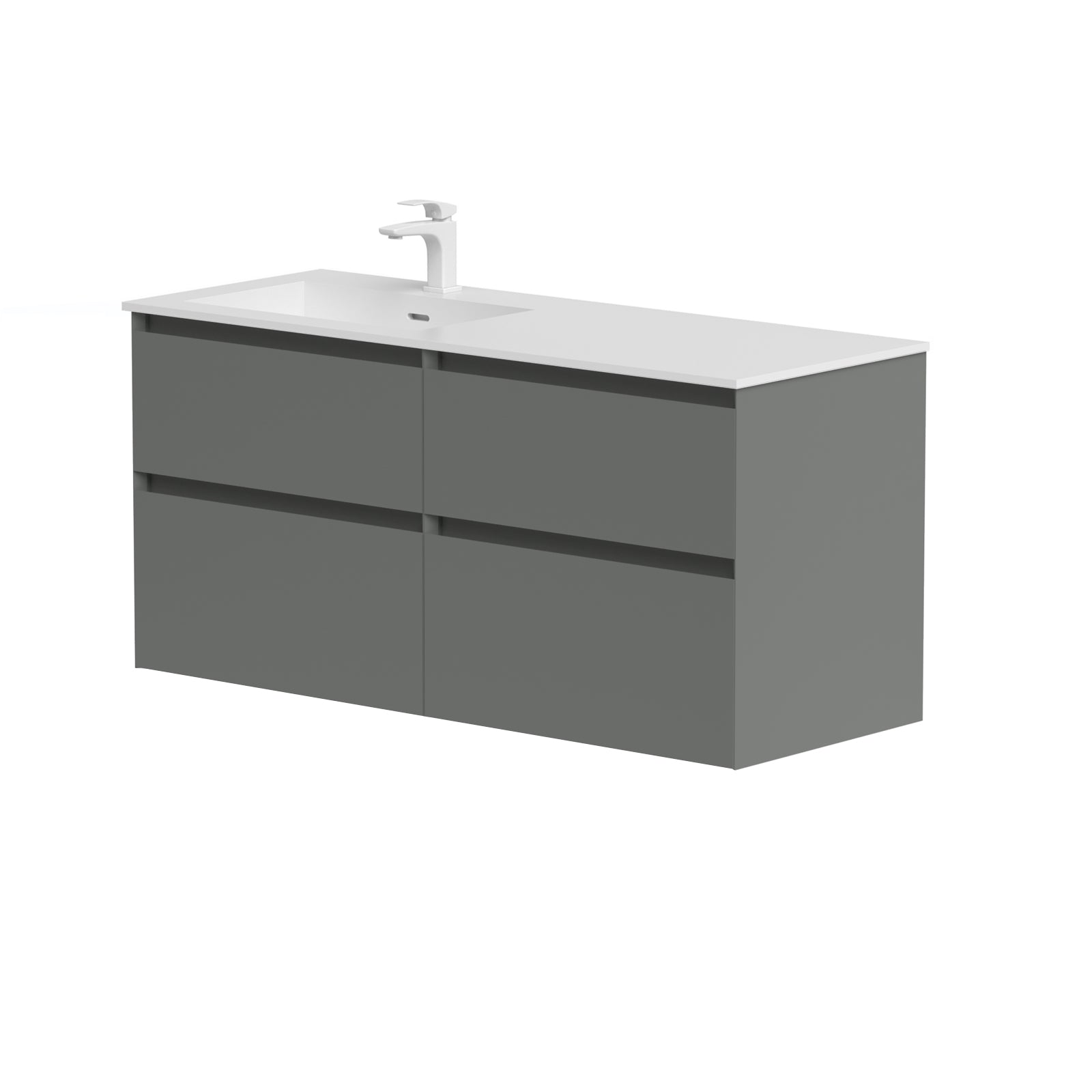 KAMĖ LOFT Waschtischunterschrank mit CORIAN – Variante 2