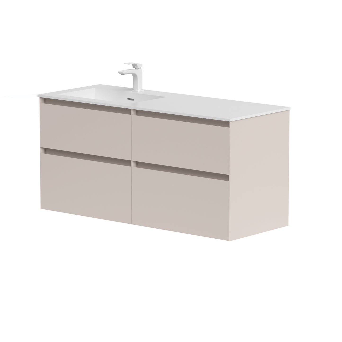KAMĖ LOFT Waschtischunterschrank mit CORIAN – Variante 4