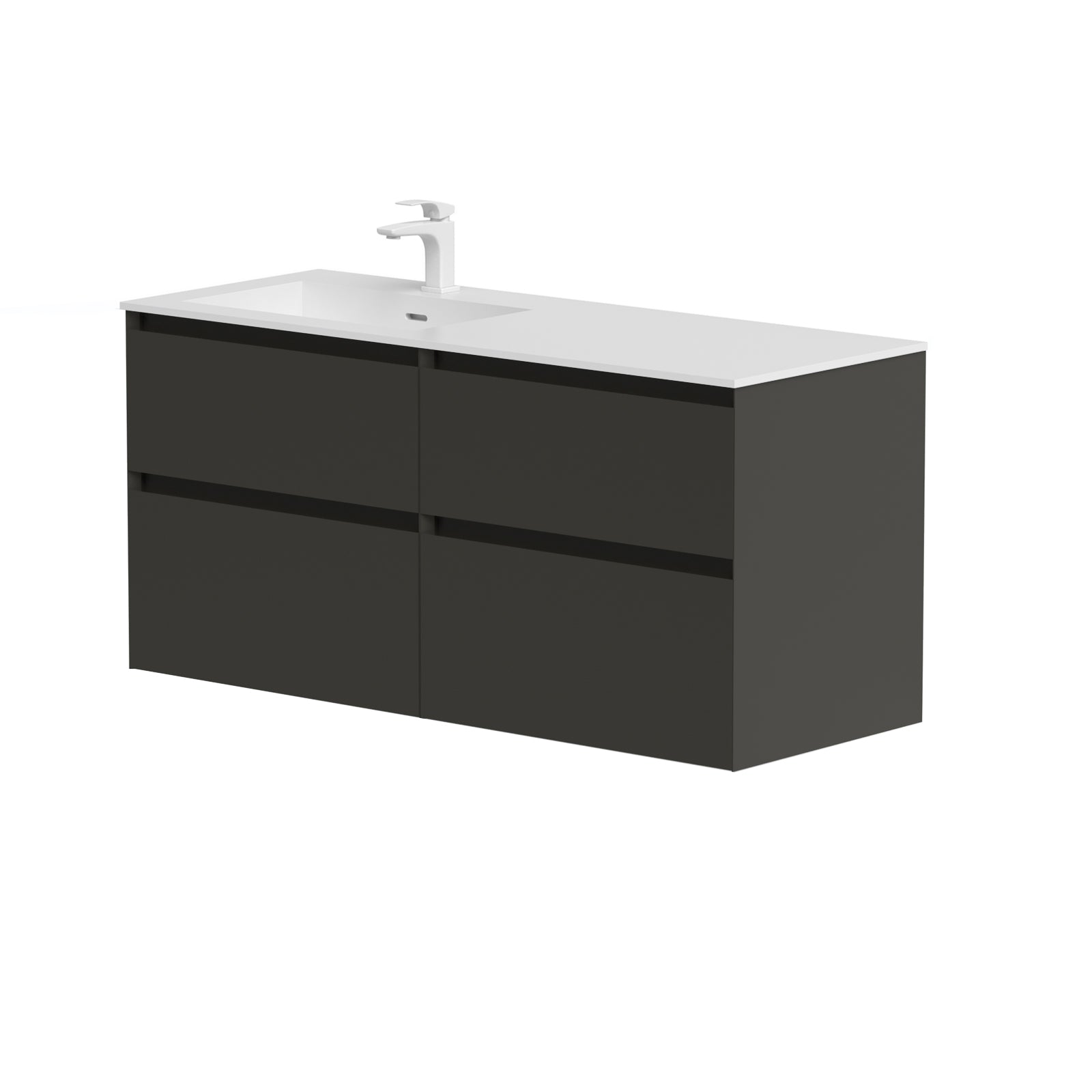 KAMĖ LOFT Waschtischunterschrank mit CORIAN – Variante 8