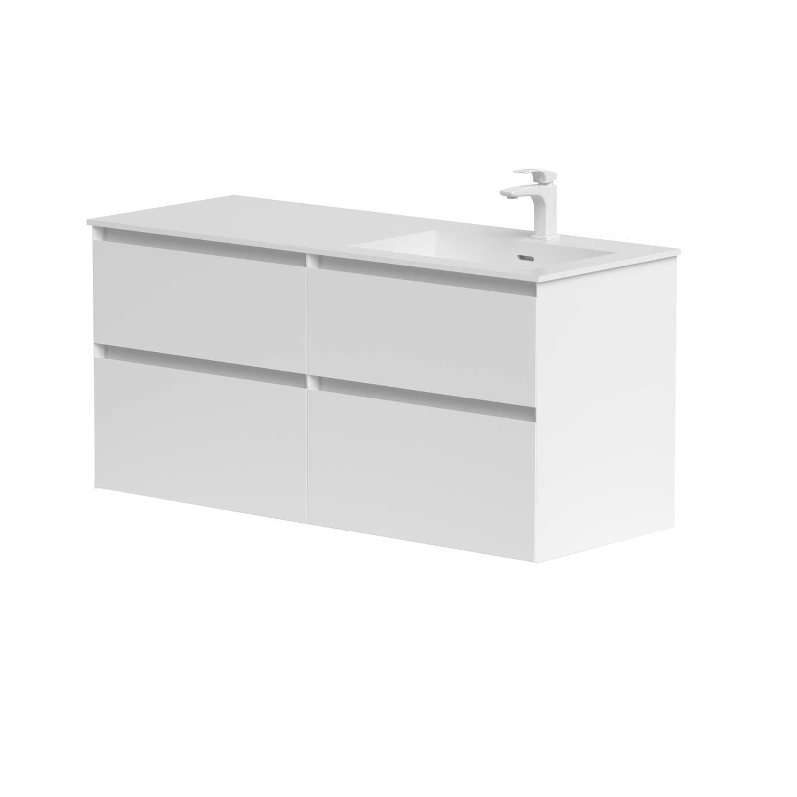 KAMĖ LOFT Waschtischunterschrank mit CORIAN – Variante 10