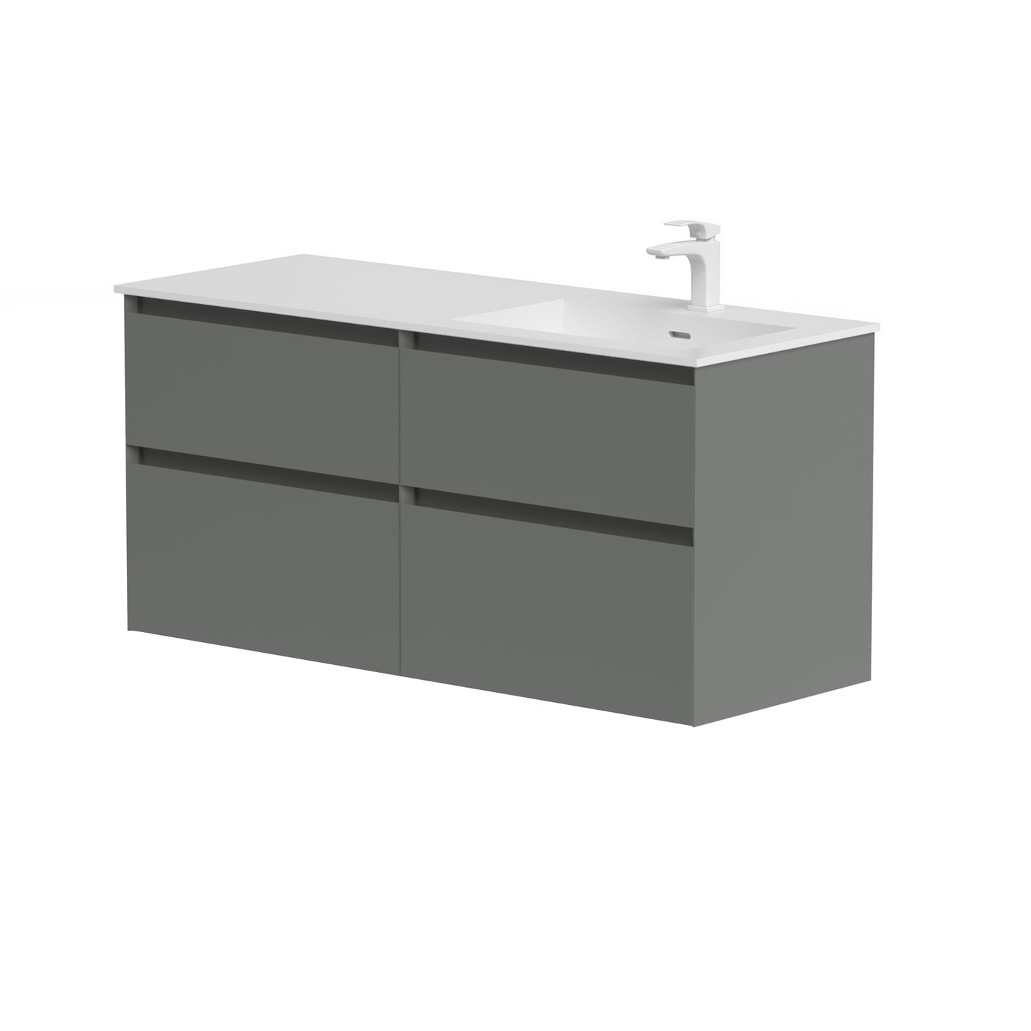 KAMĖ LOFT Waschtischunterschrank mit CORIAN – Variante 2