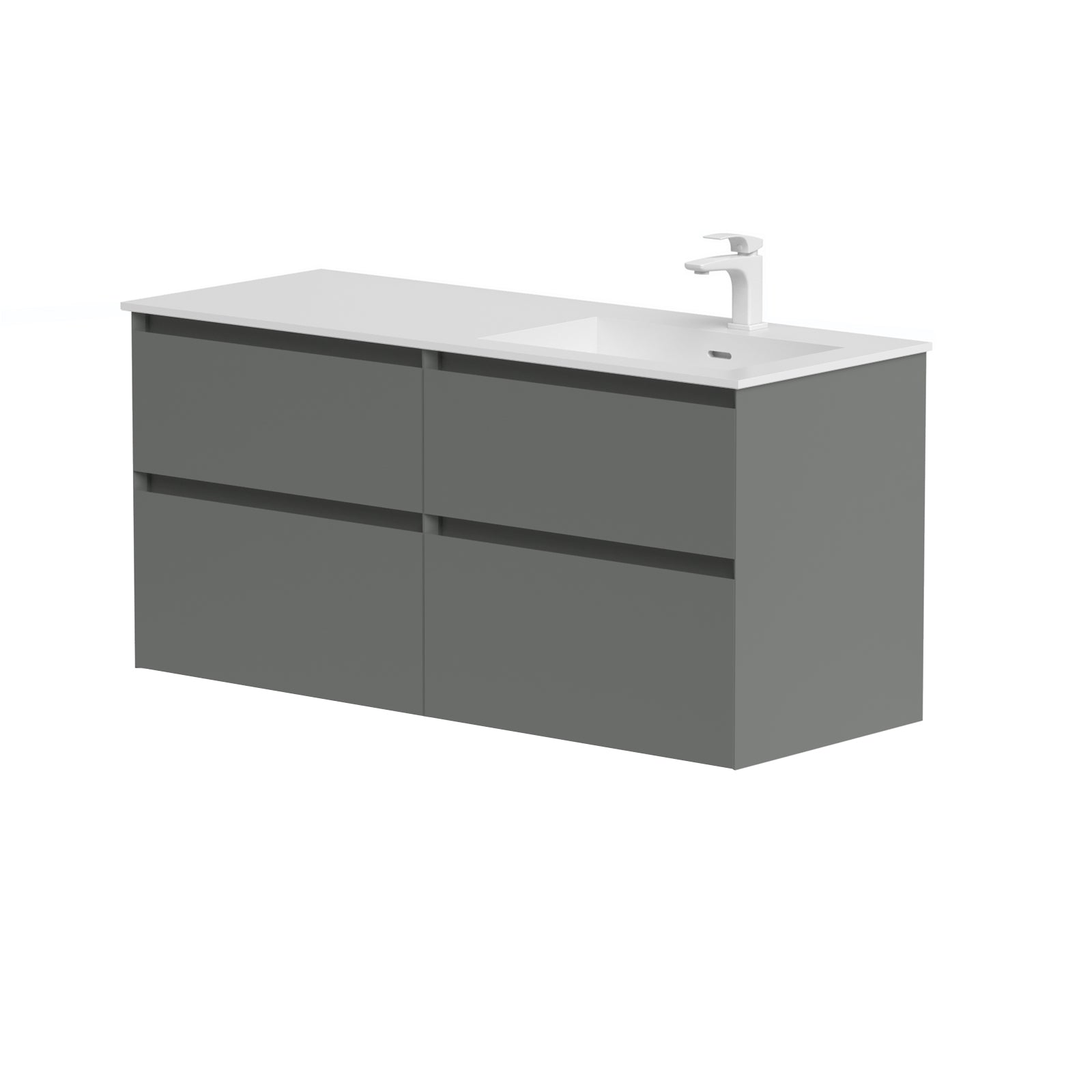 KAMĖ LOFT Waschtischunterschrank mit CORIAN – Variante 2