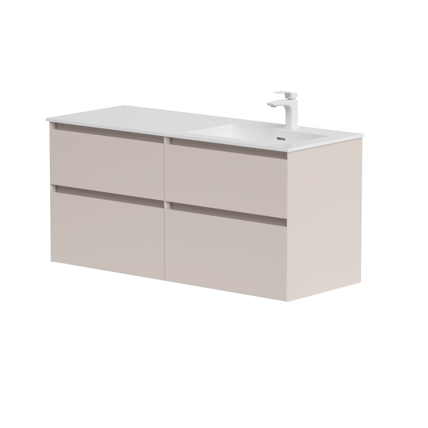 KAMĖ LOFT Waschtischunterschrank mit CORIAN – Variante 4