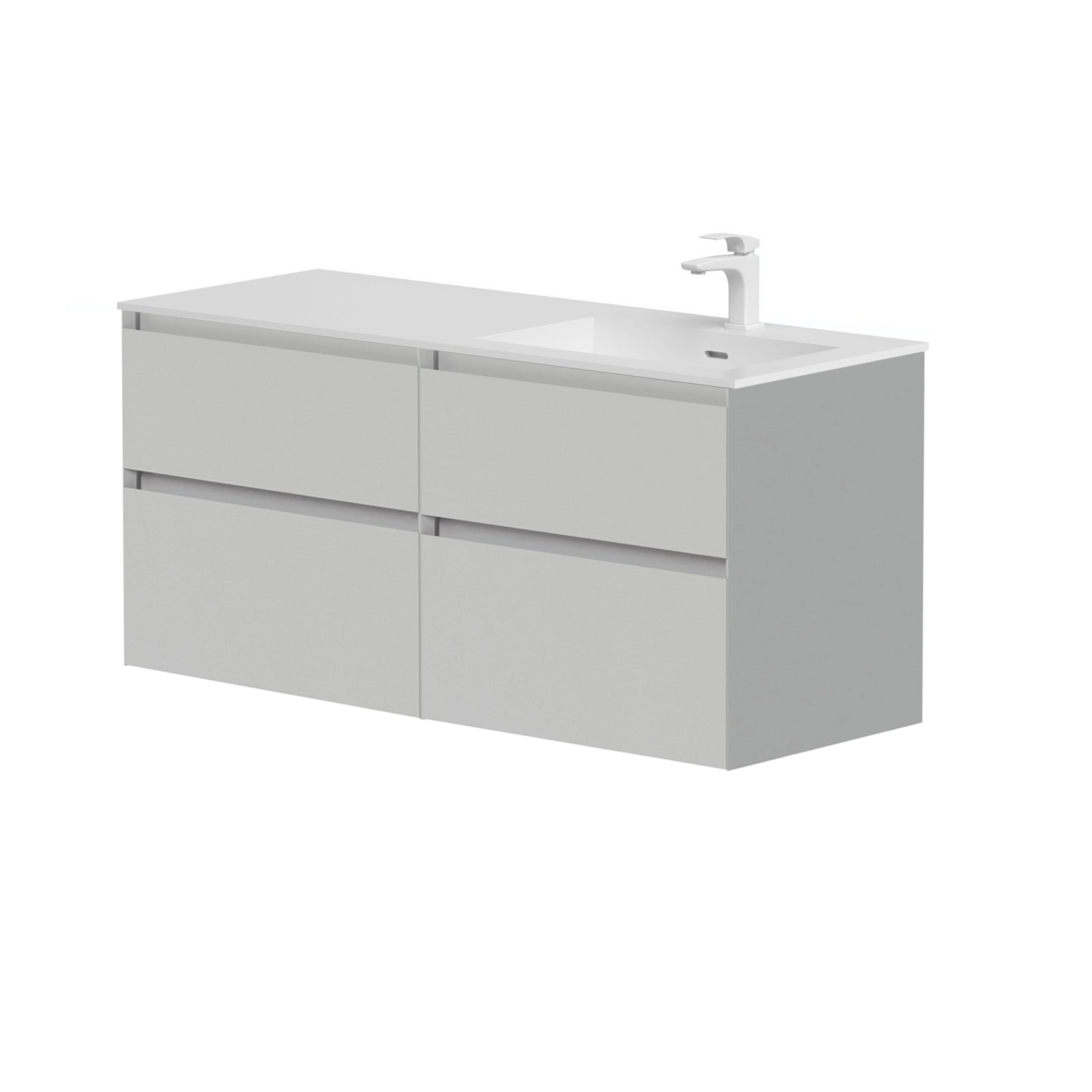 KAMĖ LOFT Waschtischunterschrank mit CORIAN – Variante 5