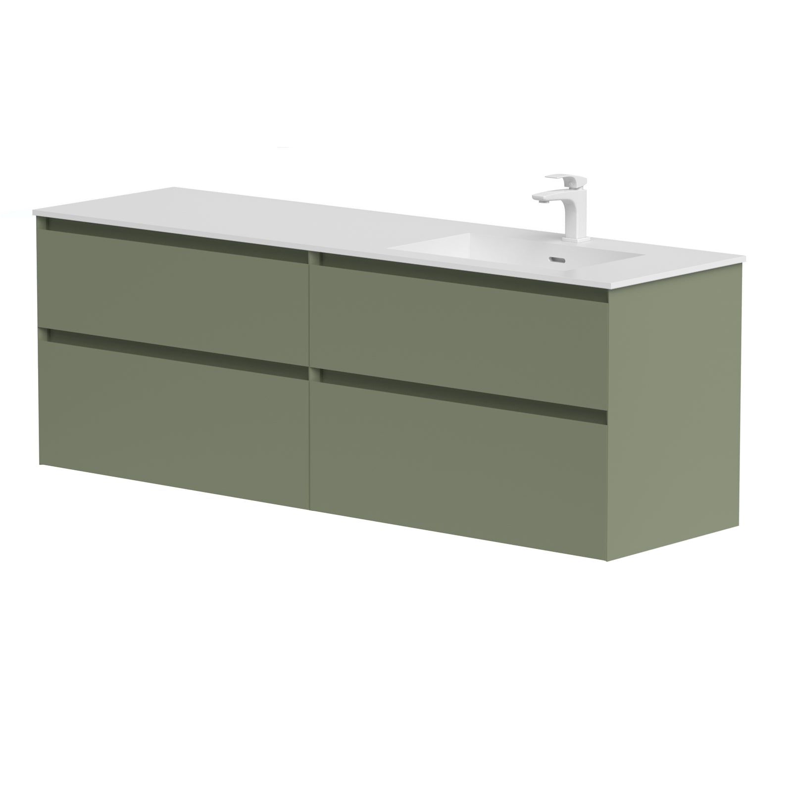 KAMĖ LOFT Waschtischunterschrank mit CORIAN – Variante 3
