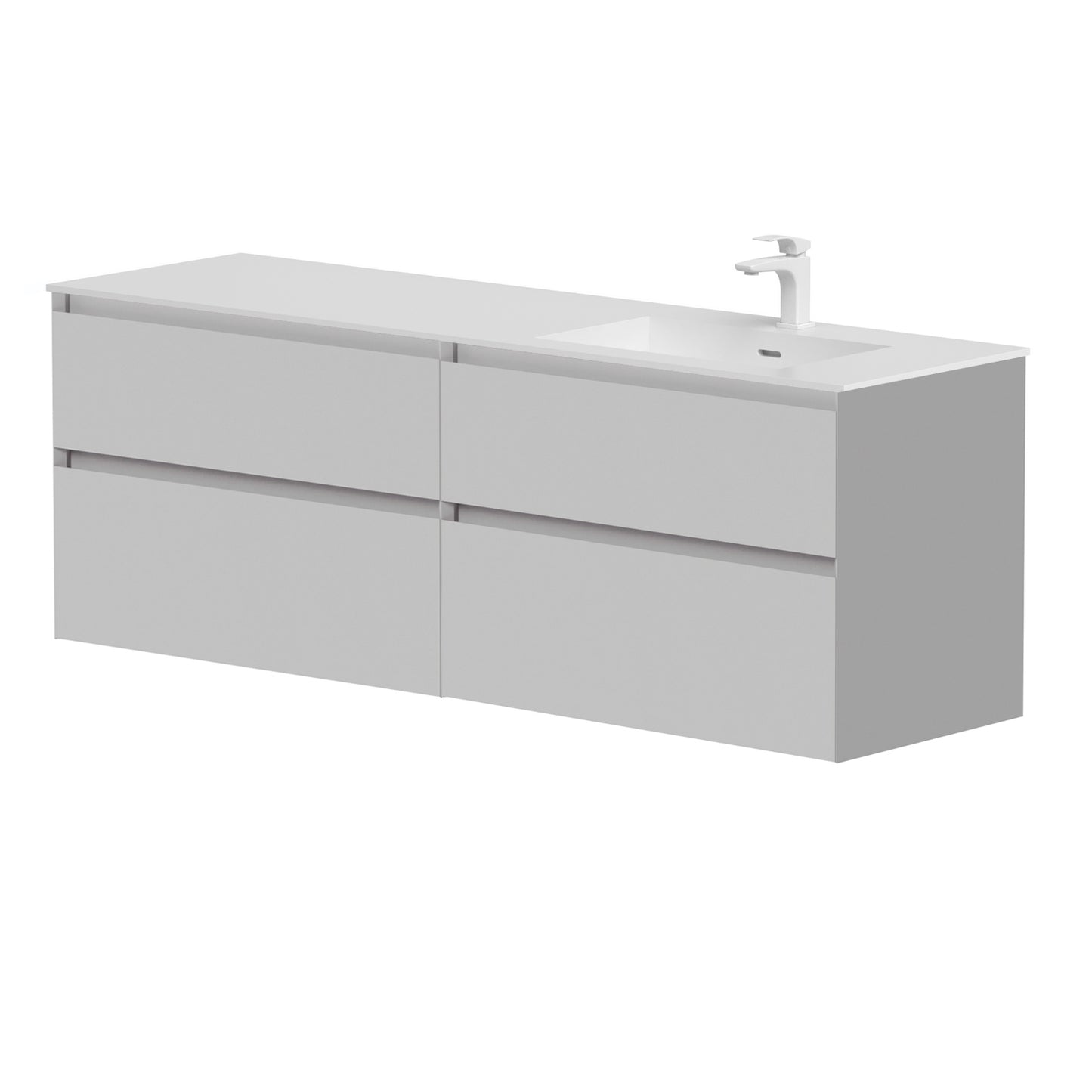 KAMĖ LOFT Waschtischunterschrank mit CORIAN – Variante 5