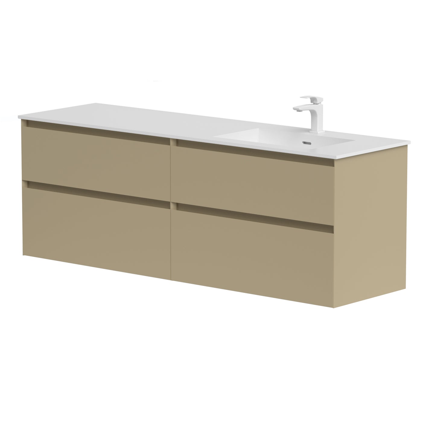 KAMĖ LOFT Waschtischunterschrank mit CORIAN – Variante 6