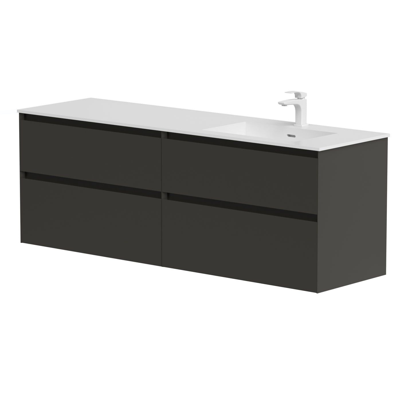 KAMĖ LOFT Waschtischunterschrank mit CORIAN – Variante 8
