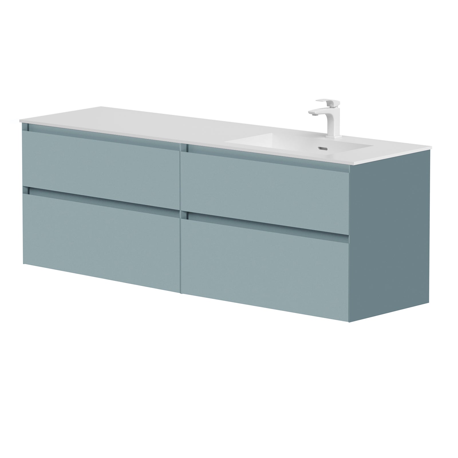 KAMĖ LOFT Waschtischunterschrank mit CORIAN – Variante 9