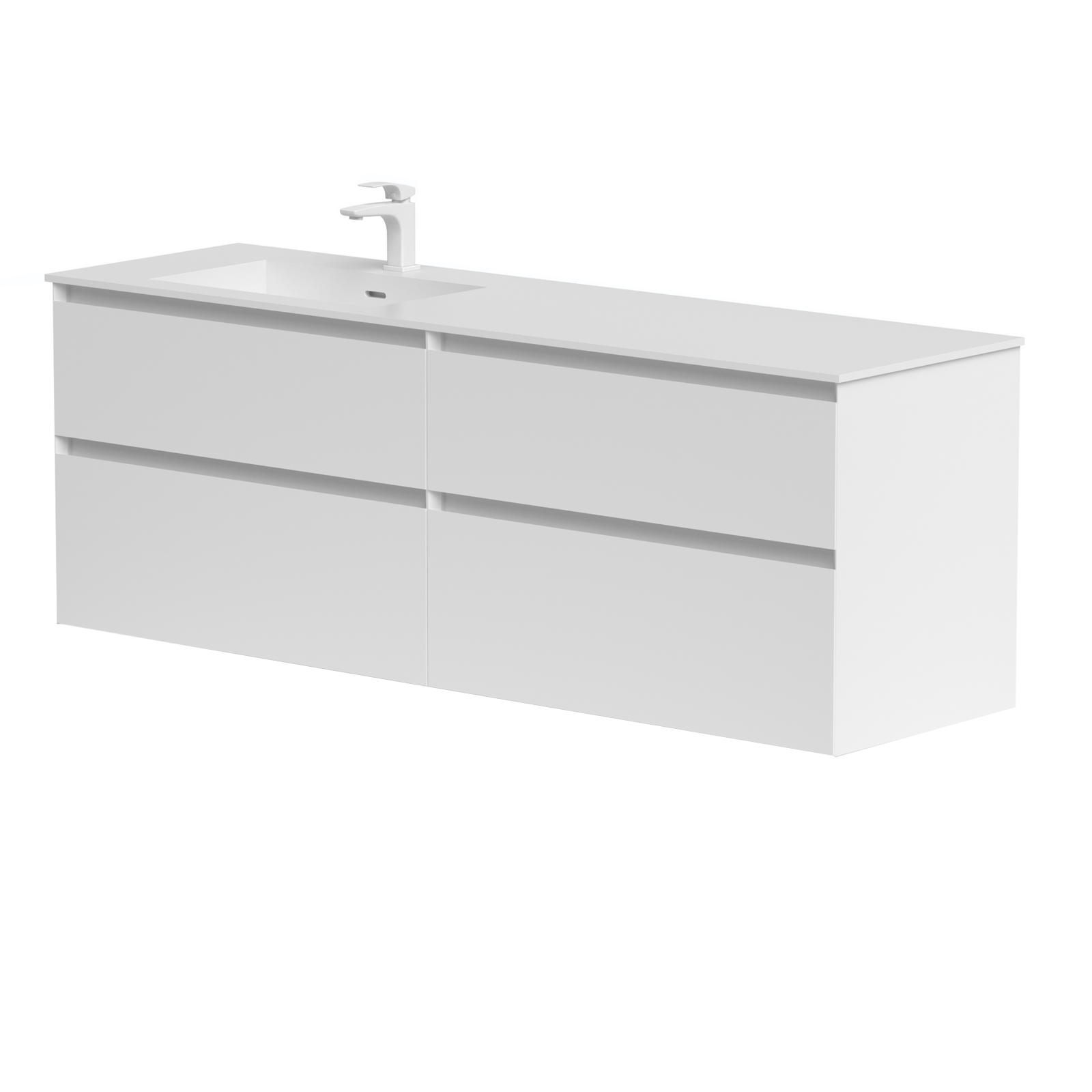 KAMĖ LOFT Waschtischunterschrank mit CORIAN – Variante 10