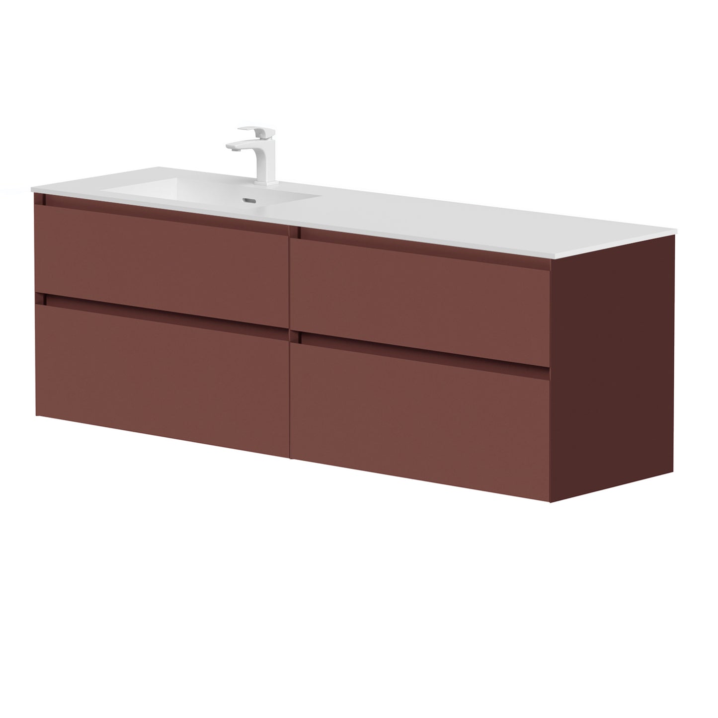 KAMĖ LOFT Waschtischunterschrank mit CORIAN – Variante 1
