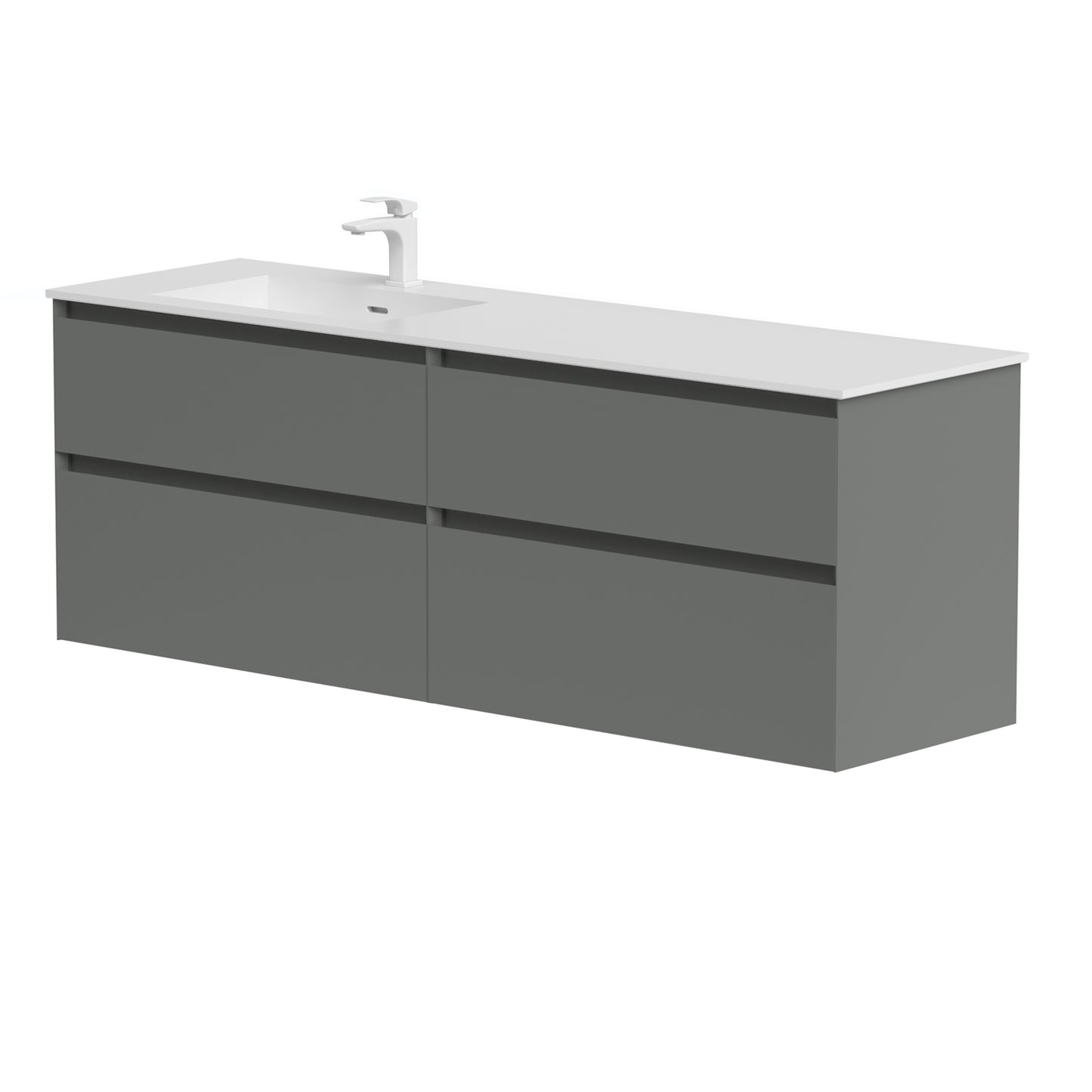 KAMĖ LOFT Waschtischunterschrank mit CORIAN – Variante 2