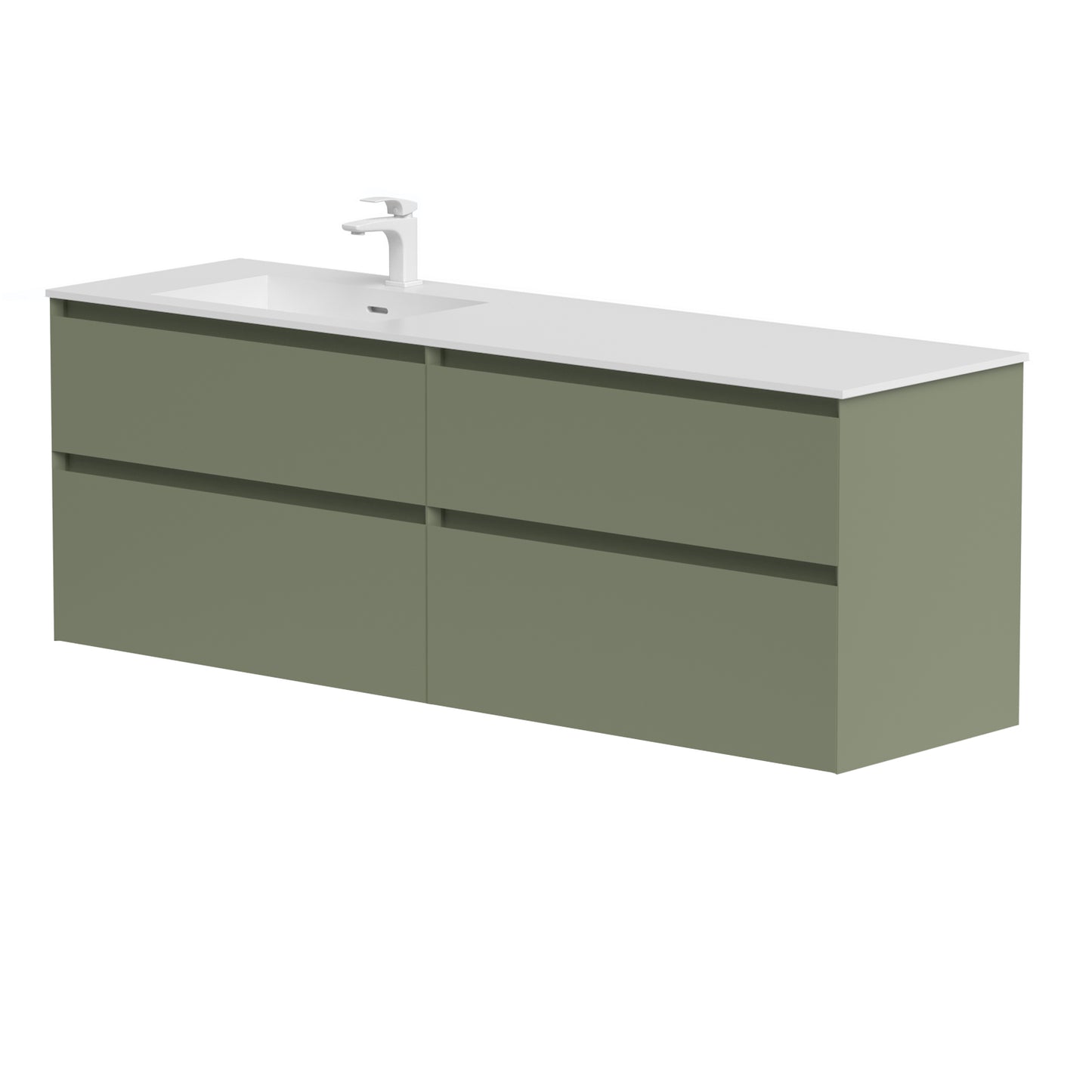 KAMĖ LOFT Waschtischunterschrank mit CORIAN – Variante 3