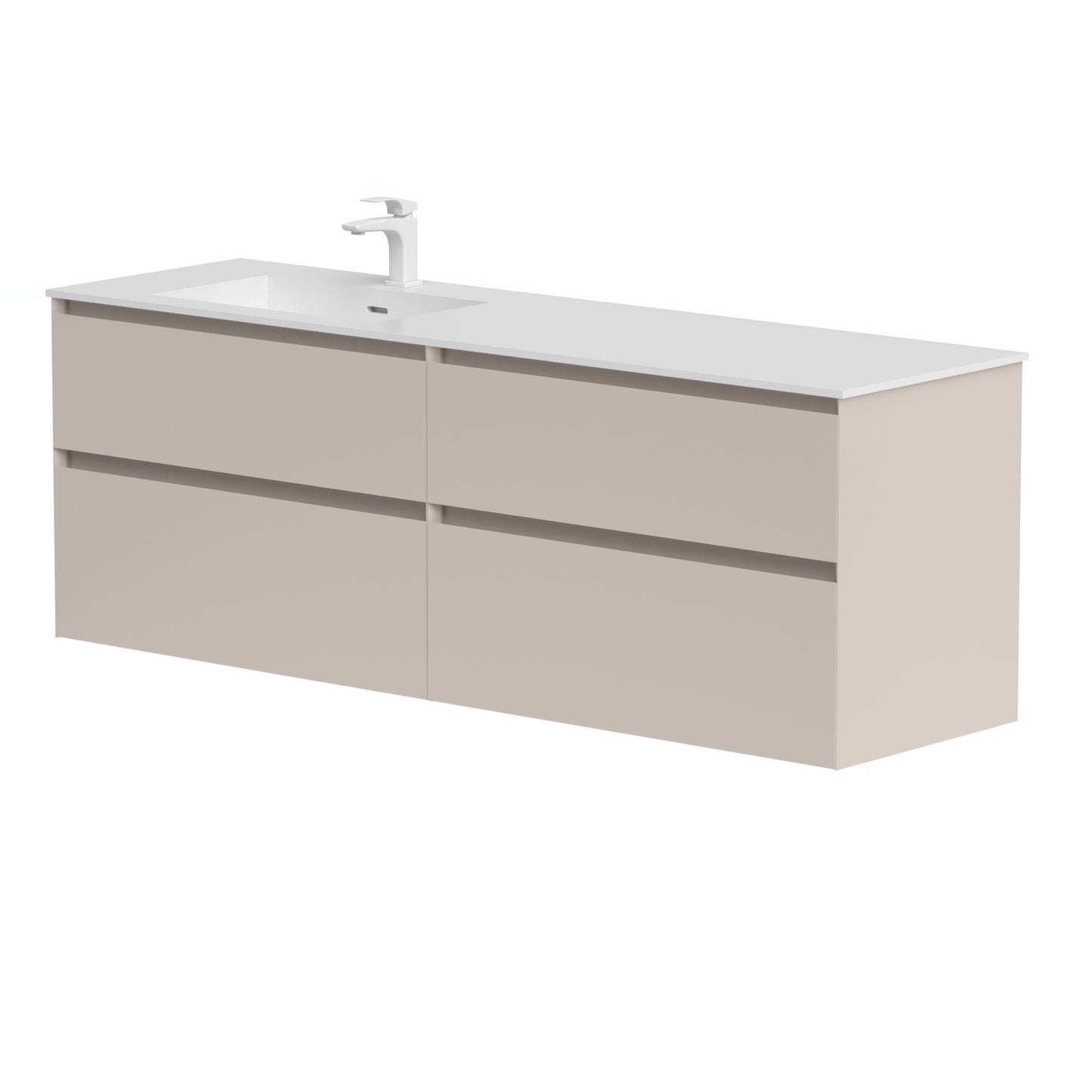 KAMĖ LOFT Waschtischunterschrank mit CORIAN – Variante 4