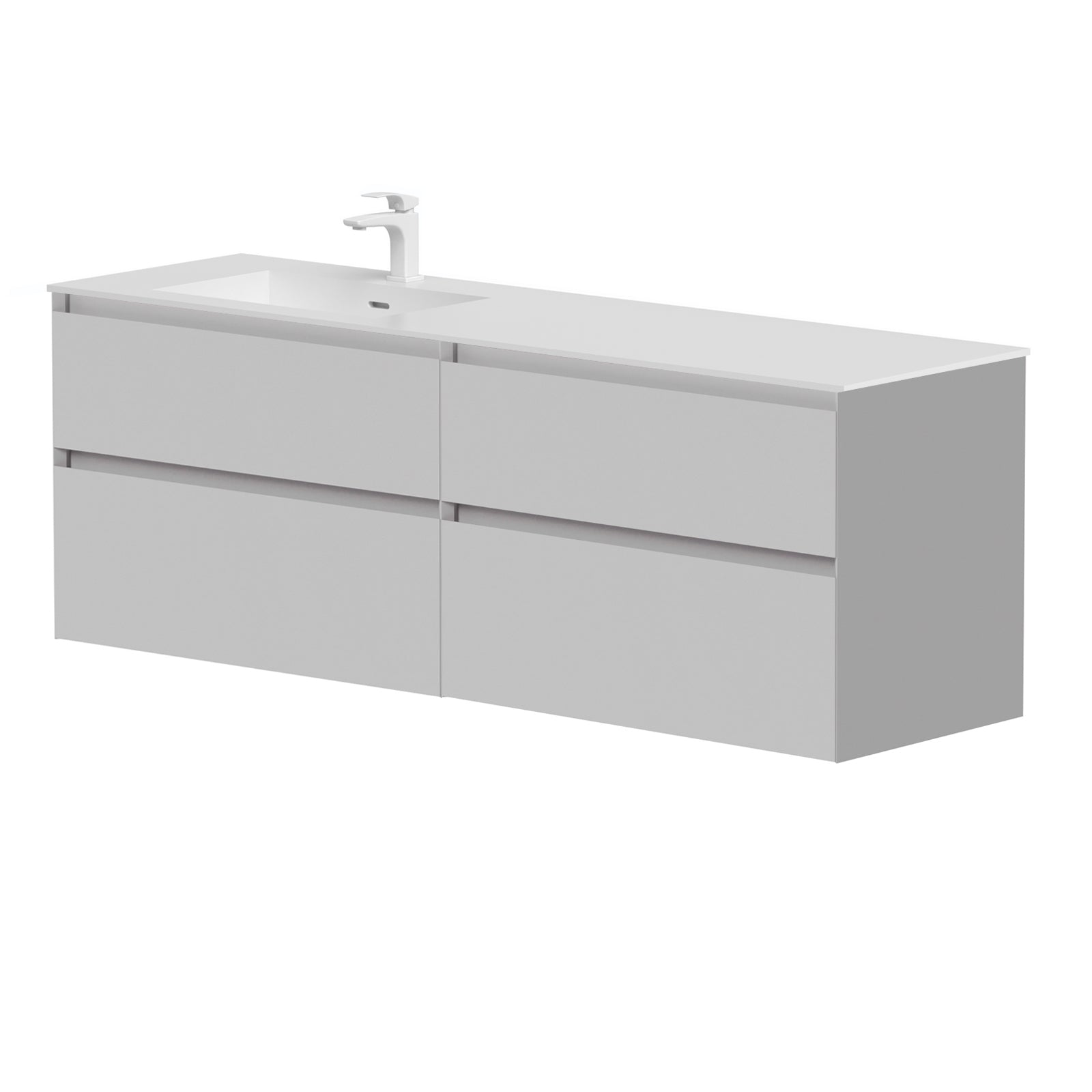 KAMĖ LOFT Waschtischunterschrank mit CORIAN – Variante 5
