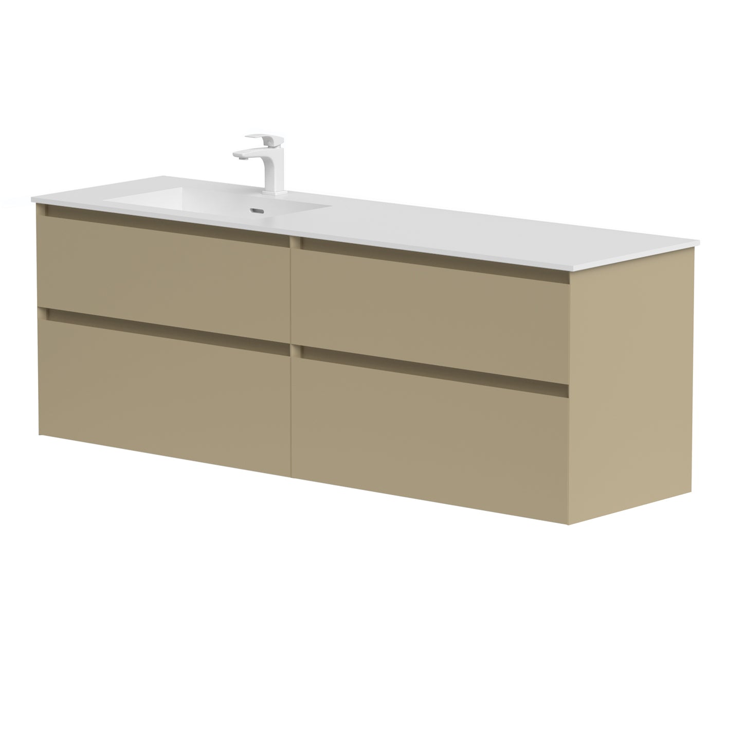KAMĖ LOFT Waschtischunterschrank mit CORIAN – Variante 6