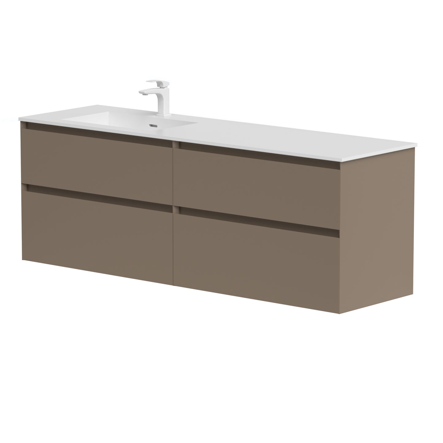 KAMĖ LOFT Waschtischunterschrank mit CORIAN – Variante 7