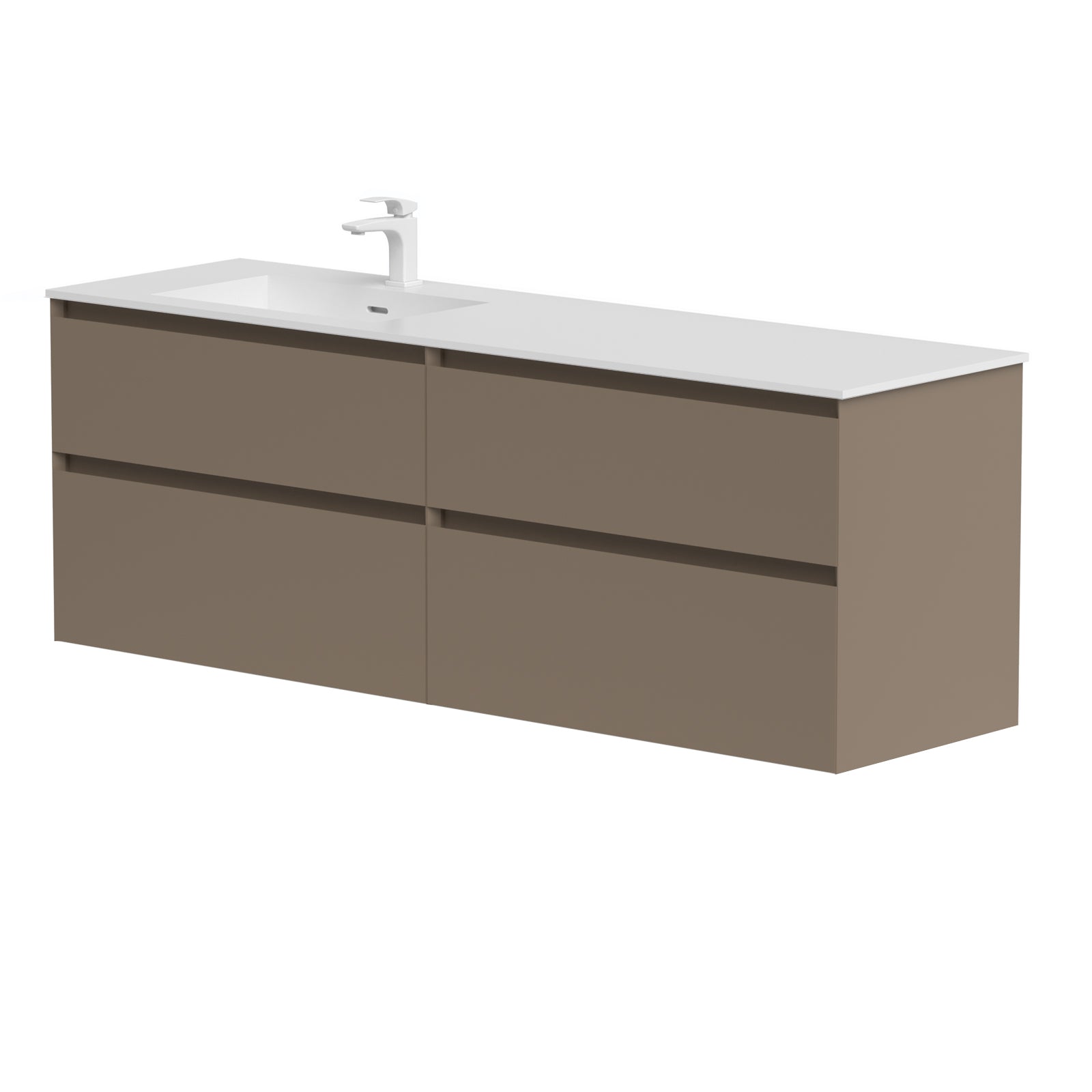 KAMĖ LOFT Waschtischunterschrank mit CORIAN – Variante 7