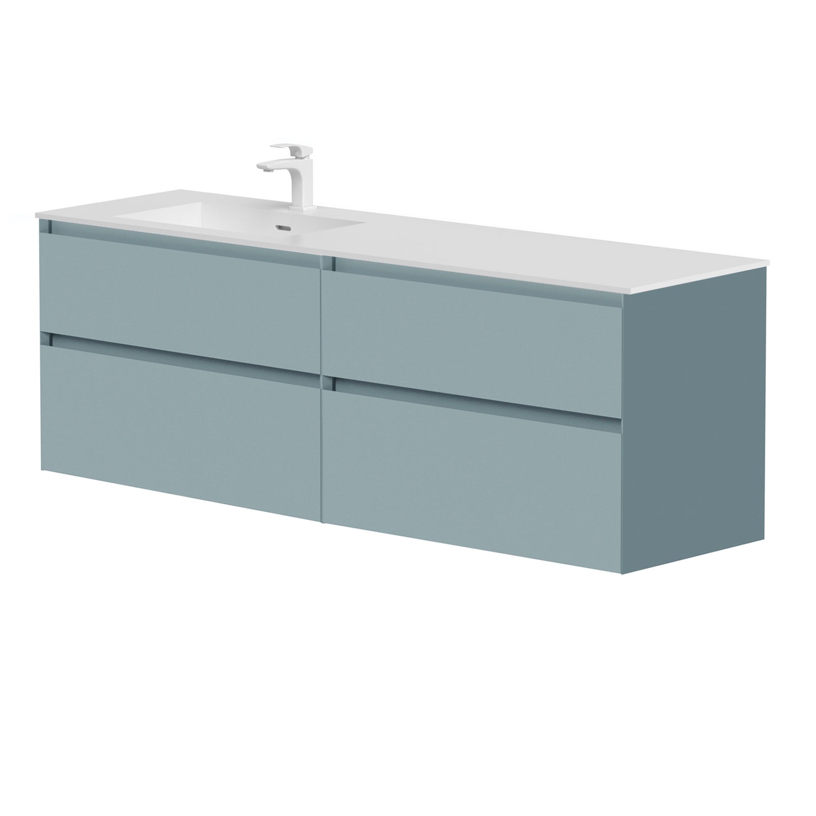 KAMĖ LOFT Waschtischunterschrank mit CORIAN – Variante 9