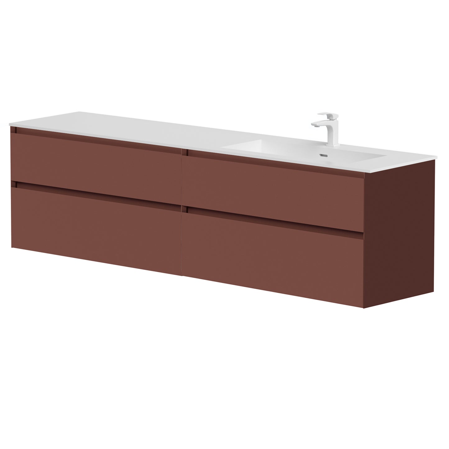 KAMĖ LOFT Waschtischunterschrank mit CORIAN – Variante 1