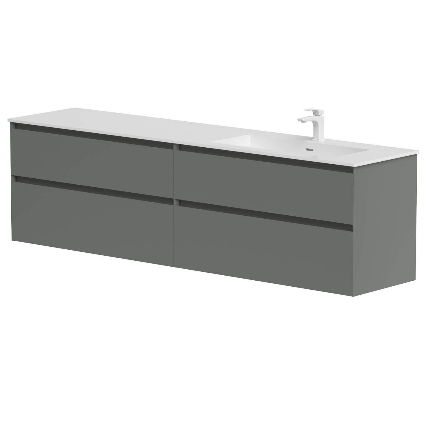 KAMĖ LOFT Waschtischunterschrank mit CORIAN – Variante 2