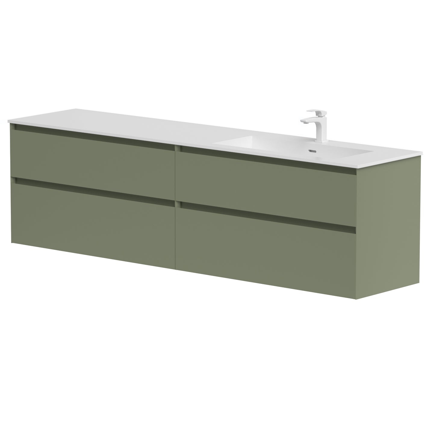 KAMĖ LOFT Waschtischunterschrank mit CORIAN – Variante 3