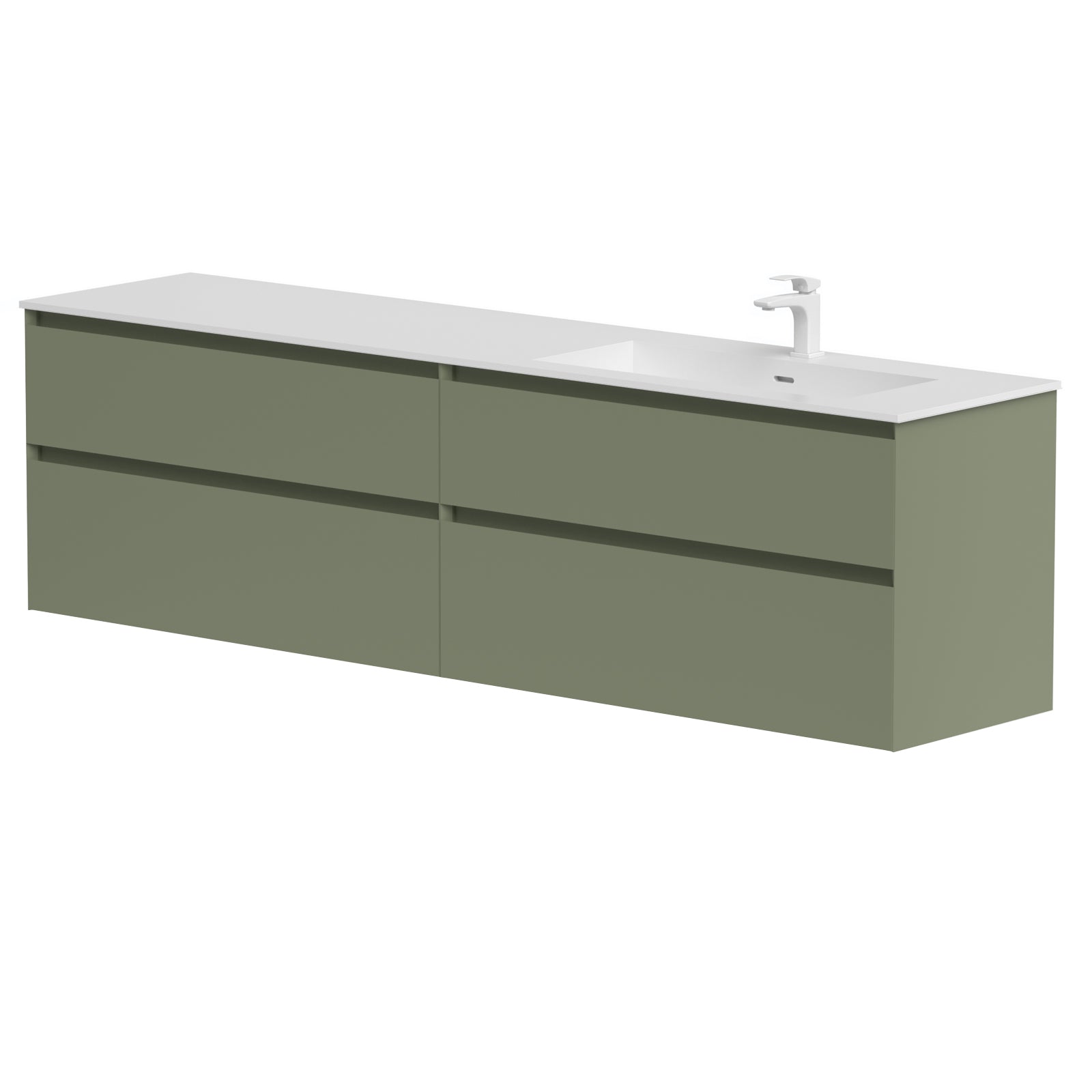 KAMĖ LOFT Waschtischunterschrank mit CORIAN – Variante 3
