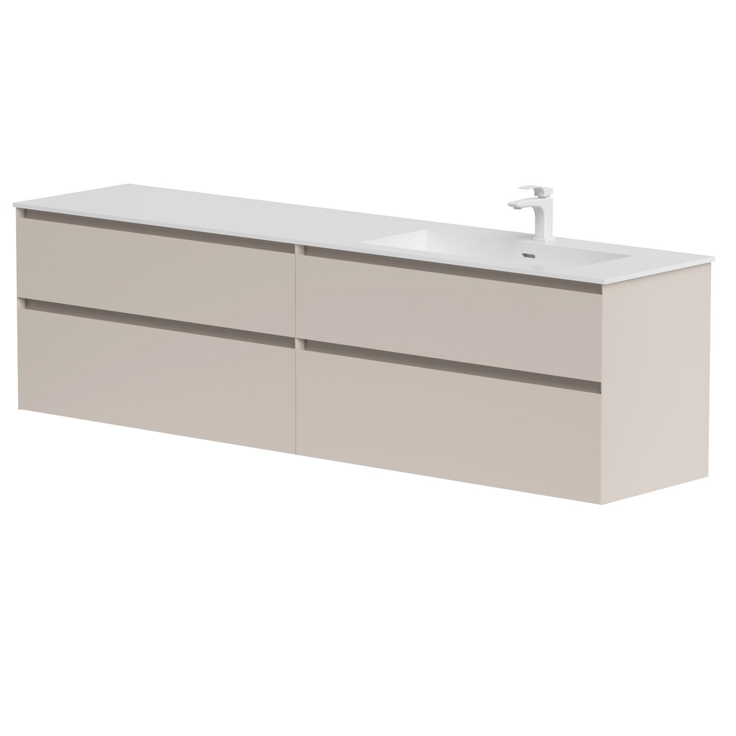 KAMĖ LOFT Waschtischunterschrank mit CORIAN – Variante 4