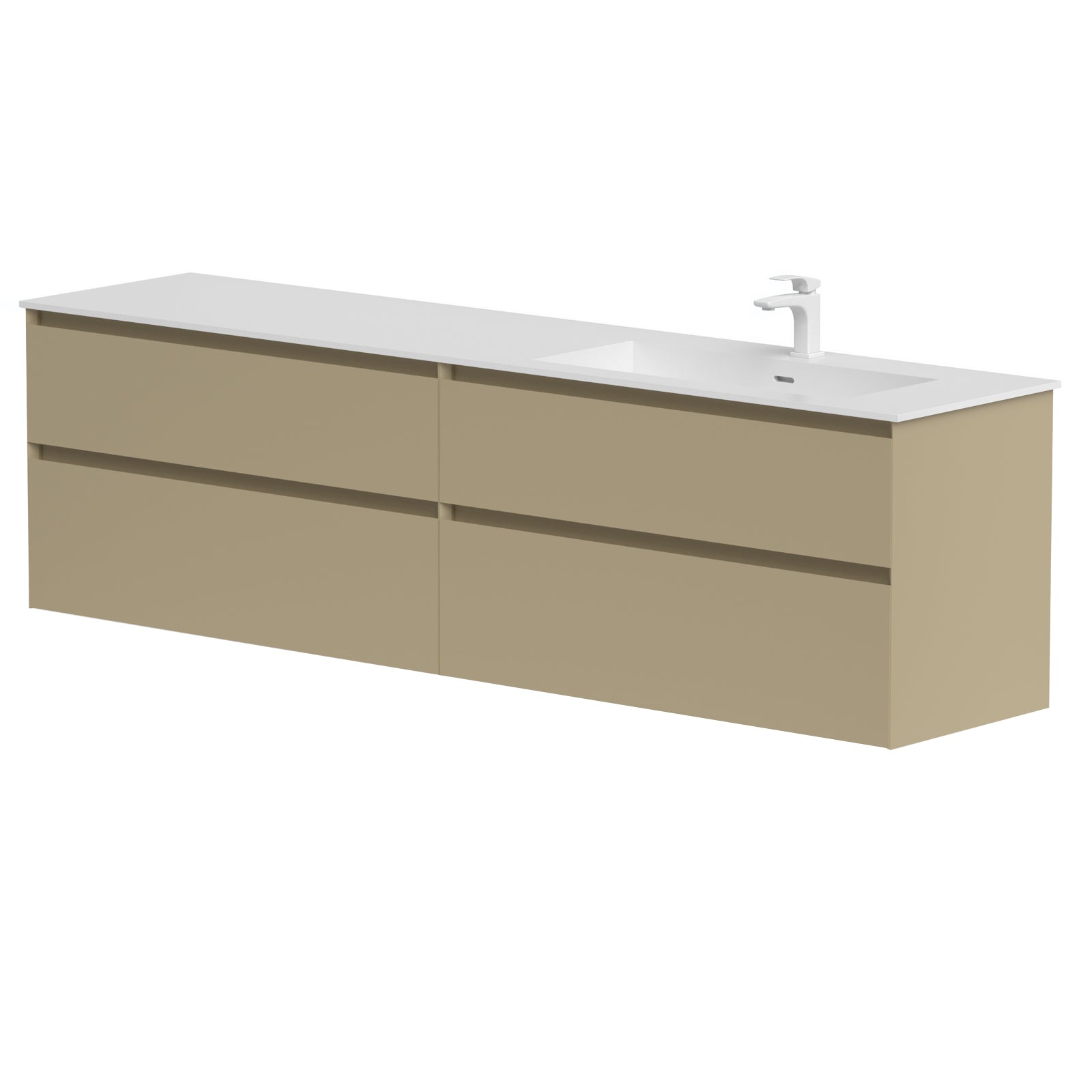 KAMĖ LOFT Waschtischunterschrank mit CORIAN – Variante 6