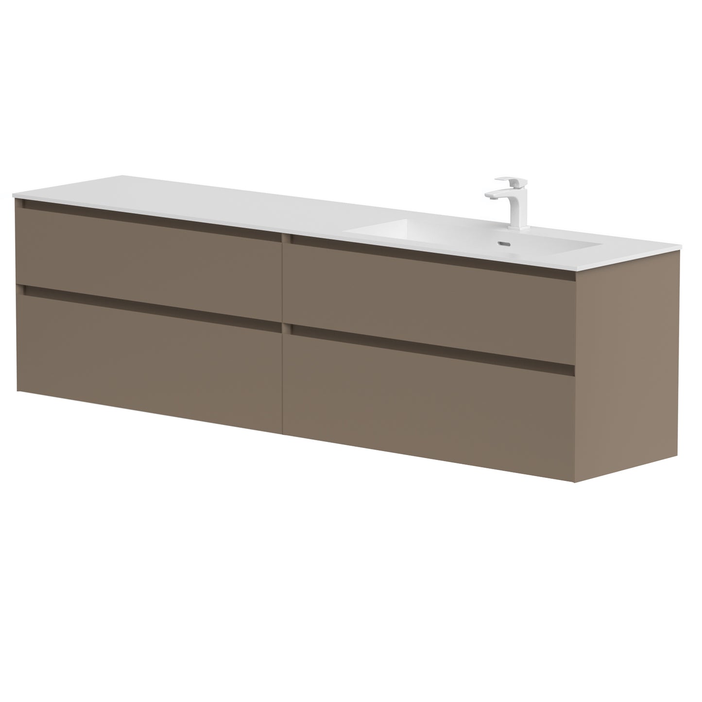 KAMĖ LOFT Waschtischunterschrank mit CORIAN – Variante 7