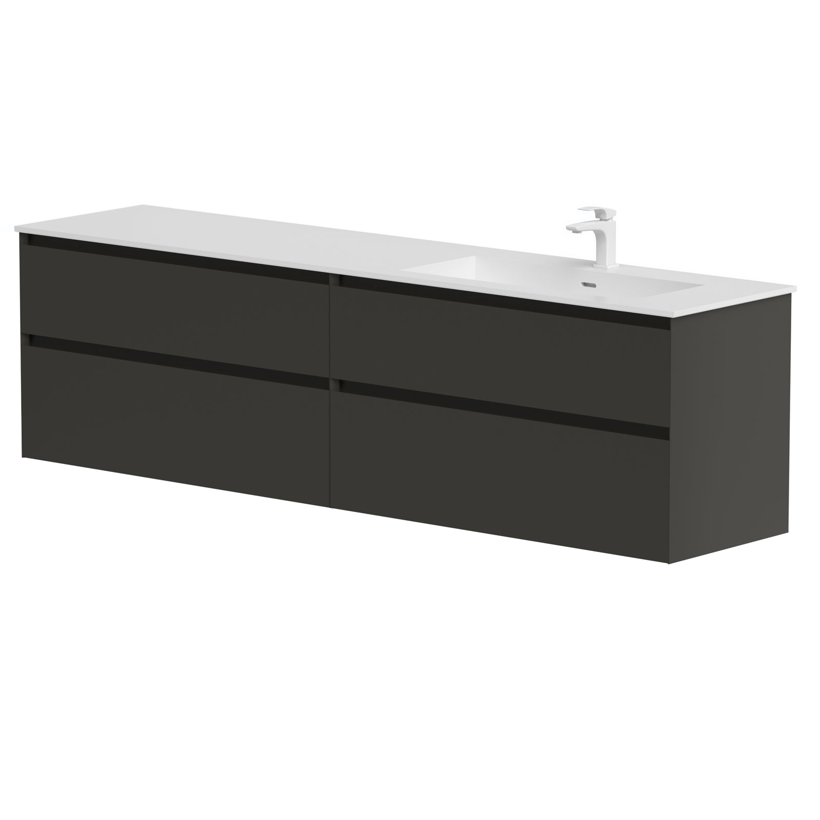 KAMĖ LOFT Waschtischunterschrank mit CORIAN – Variante 8