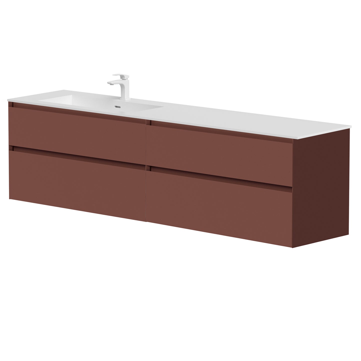 KAMĖ LOFT Waschtischunterschrank mit CORIAN – Variante 1
