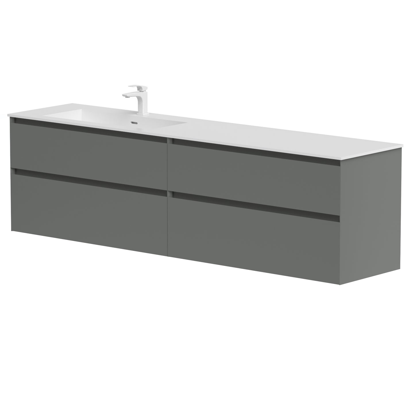 KAMĖ LOFT Waschtischunterschrank mit CORIAN – Variante 2