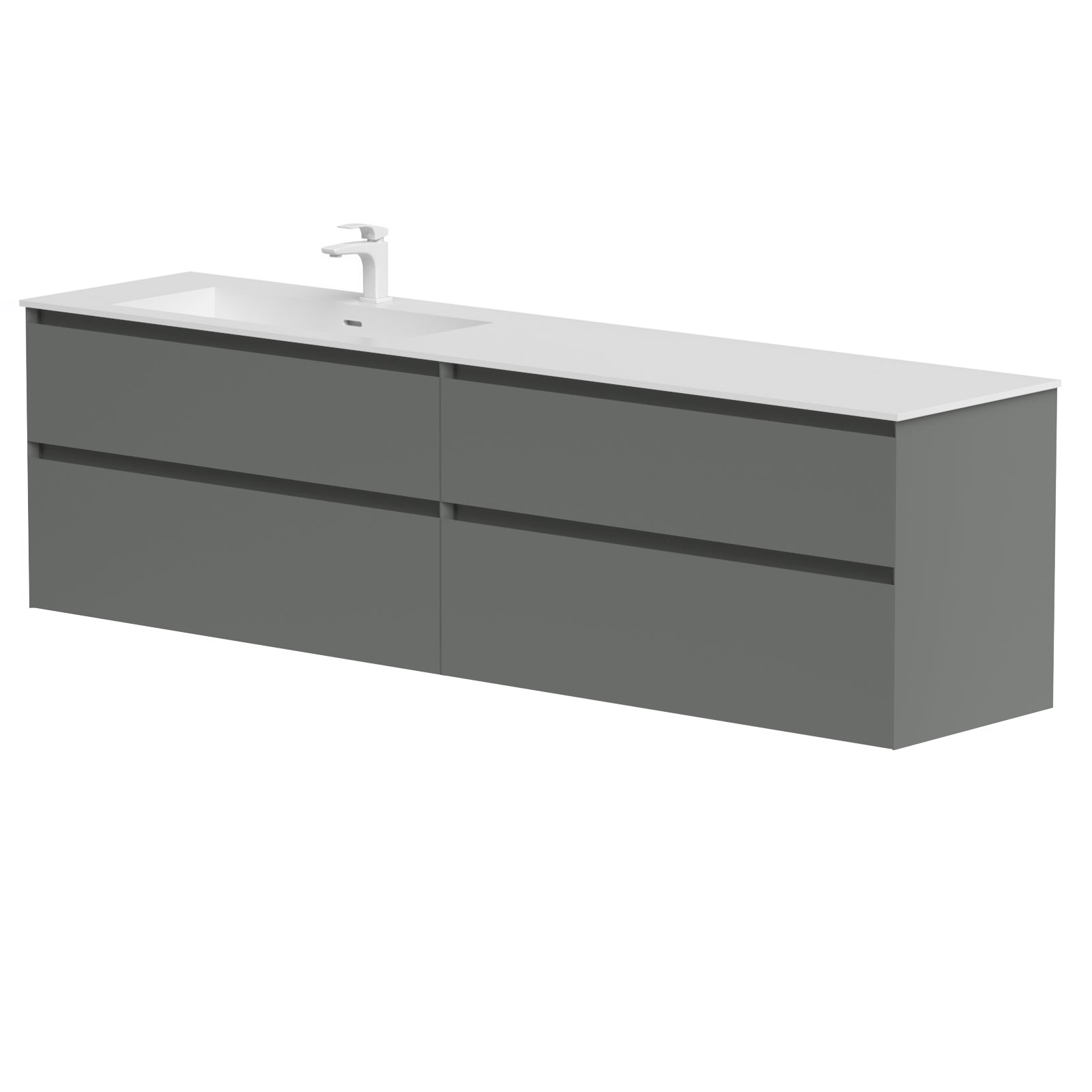 KAMĖ LOFT Waschtischunterschrank mit CORIAN – Variante 2